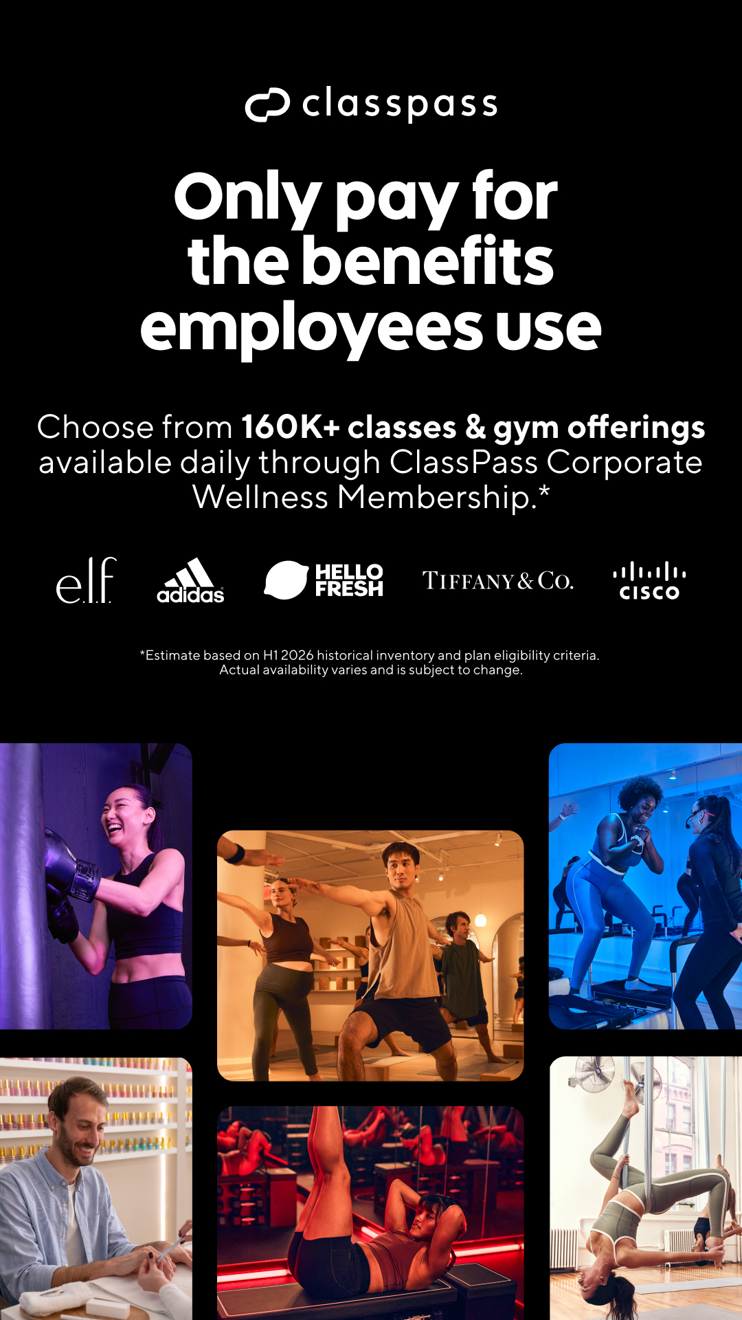 ClassPass Facebook ad