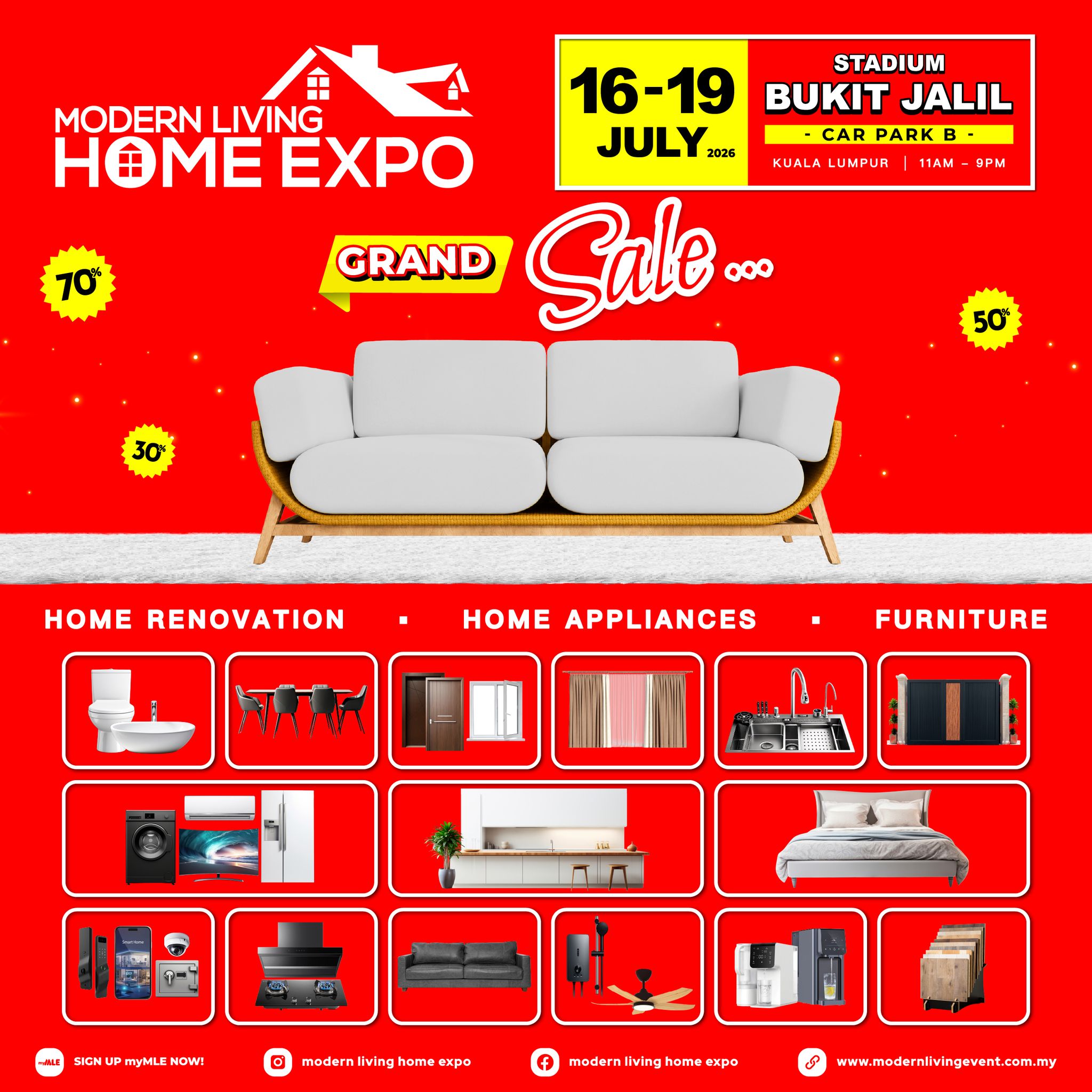 Modern Living Home Expo Facebook ad
