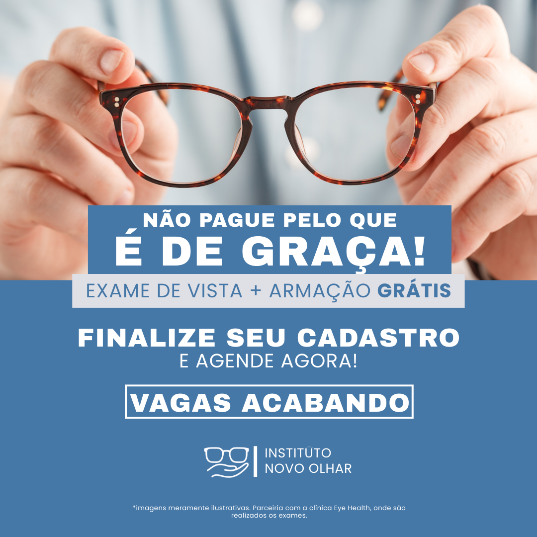 Instituto Novo Olhar Facebook ad: Garanta sua vaga