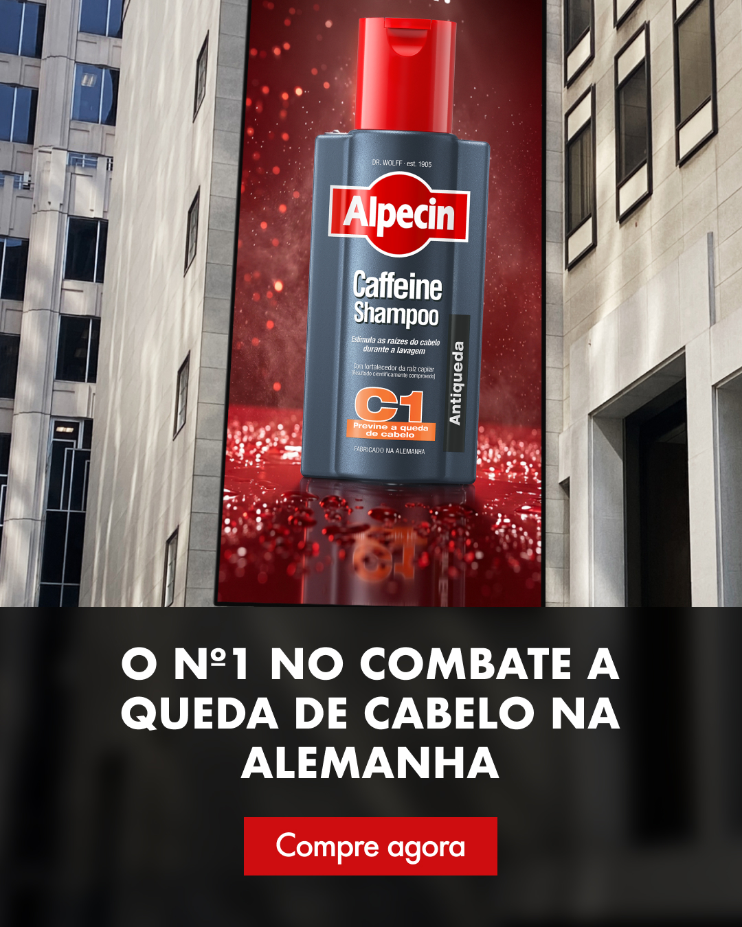 Alpecin Brasil Facebook ad