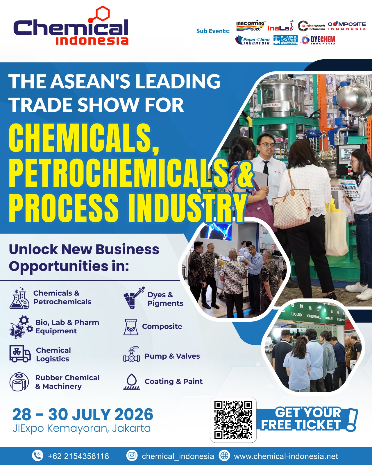 Chemical Indonesia & Inacoating Exhibition Facebook ad