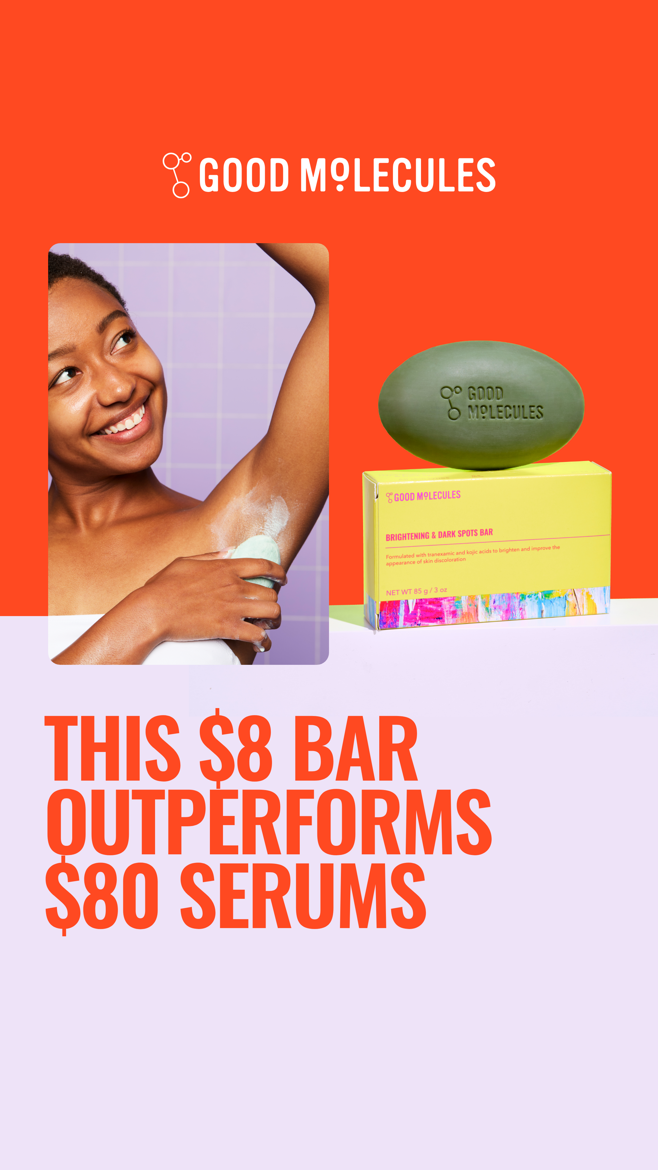 Good Molecules Facebook ad