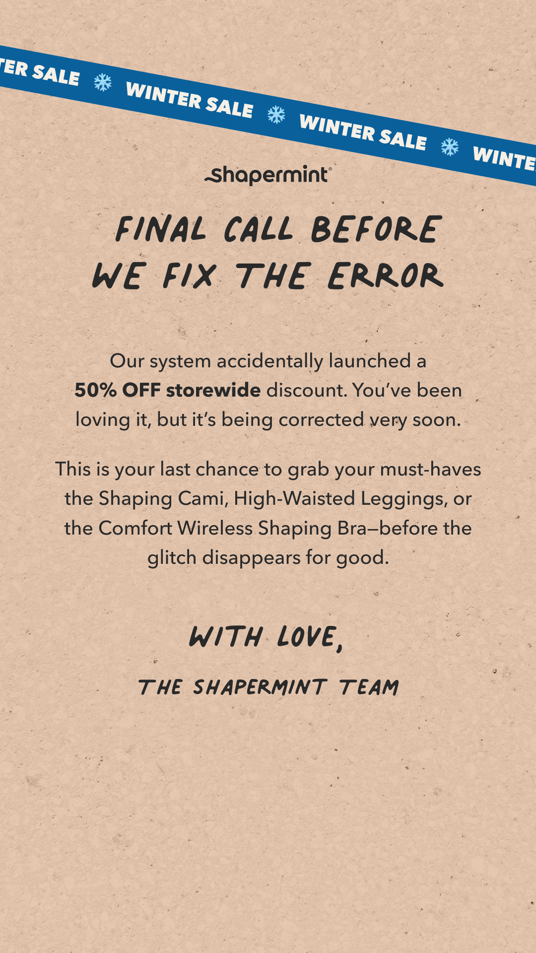 Shapermint Facebook ad