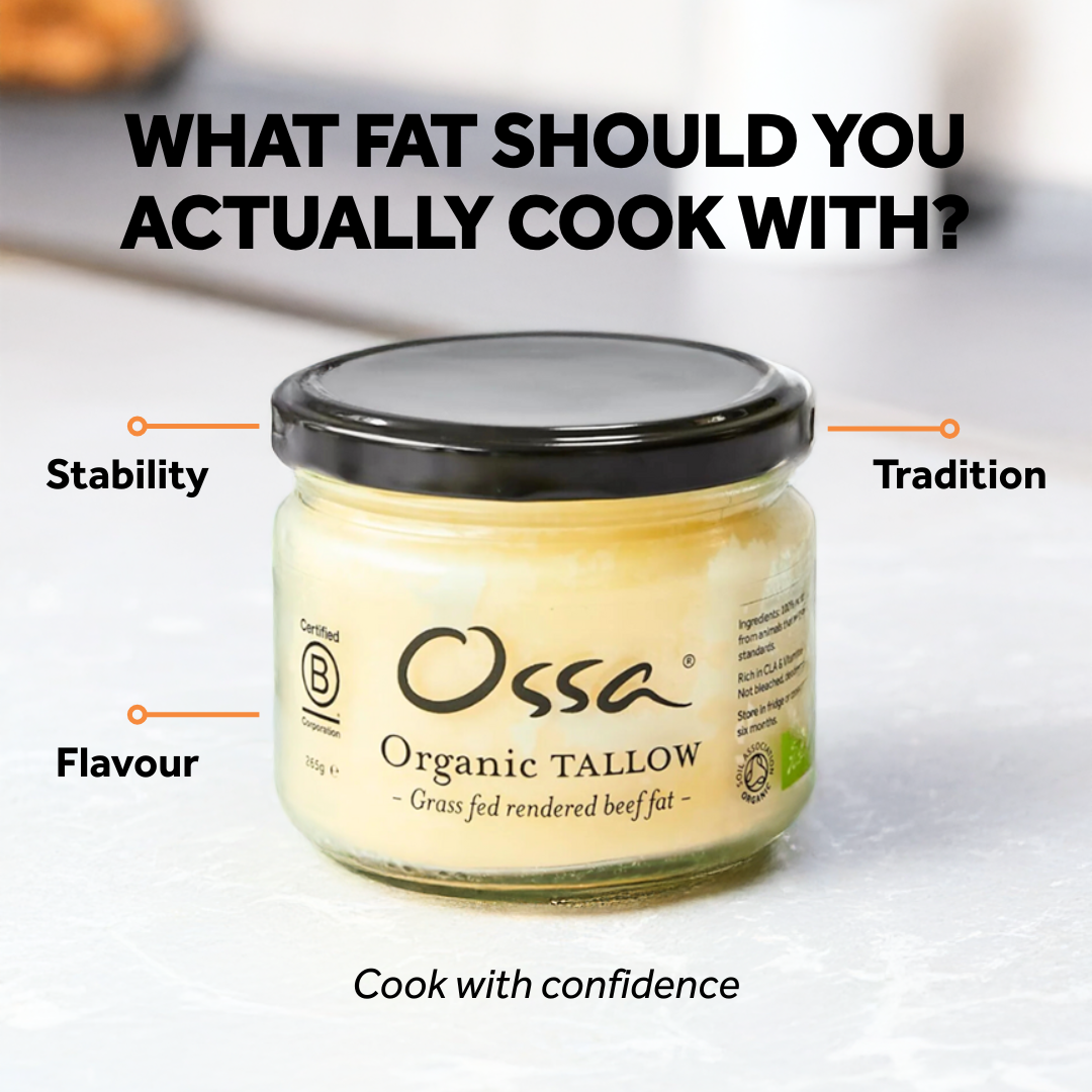 Ossa Organic Facebook ad: Ditch Seed Oils