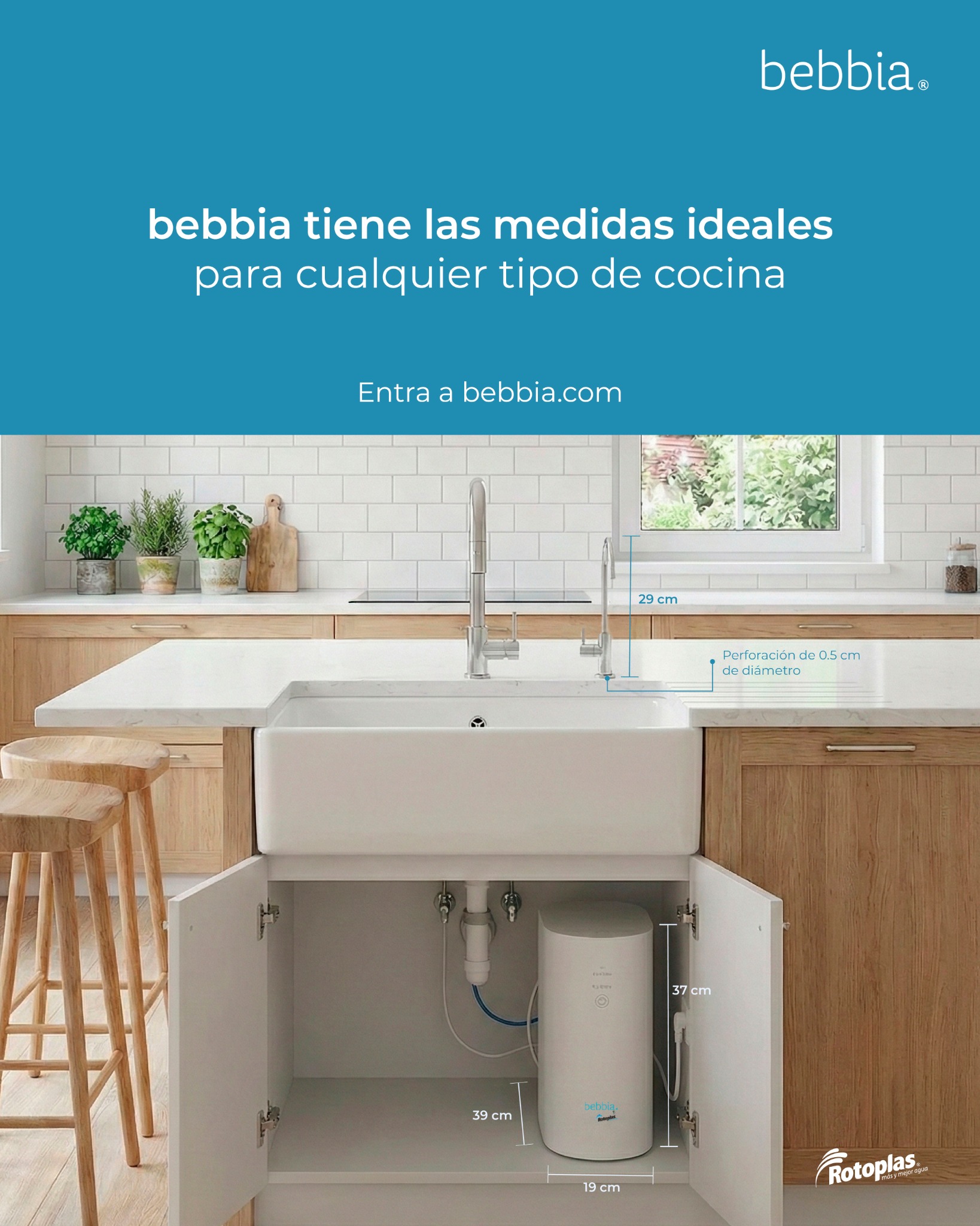 bebbia Facebook ad: bebbia se instala muy fácil