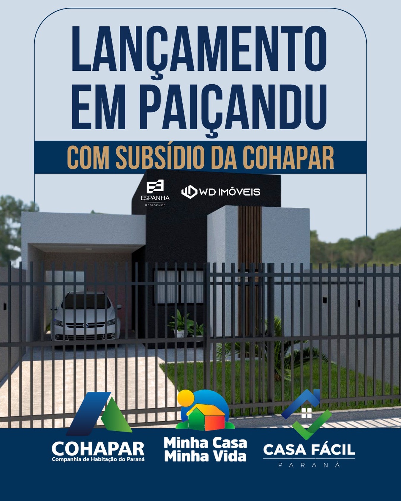 WD IMÓVEIS Facebook ad: CHEGOU A SUA HORA DE SAIR DO ALUGUEL!