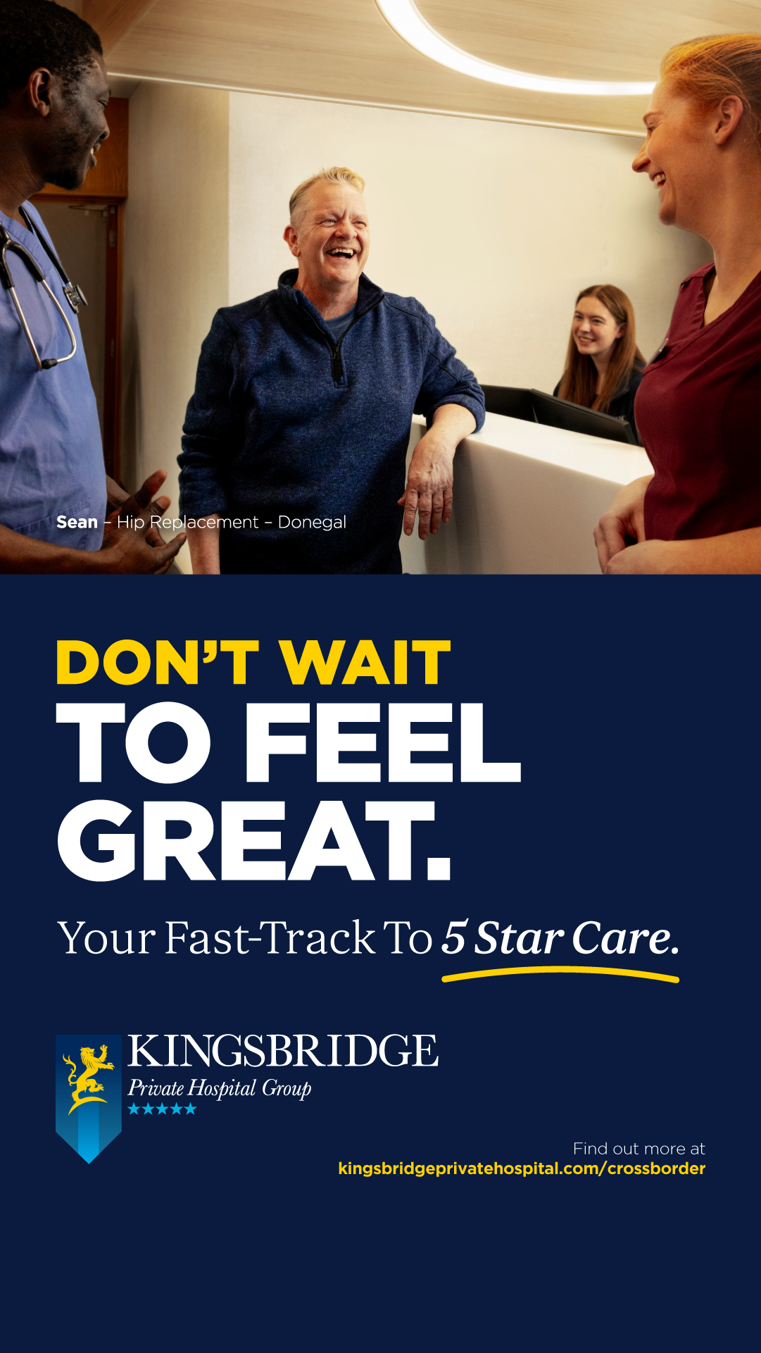 Kingsbridge Private Hospital Group Facebook ad from Jul 3, 2026