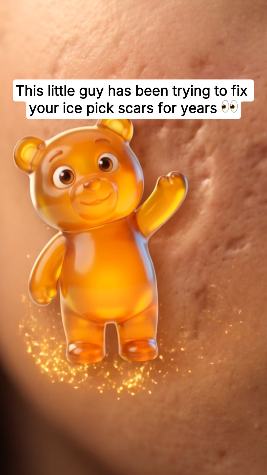 The DRM LAB Facebook ad: The Salmon DNA Repair Hack for Ice Pick Scars