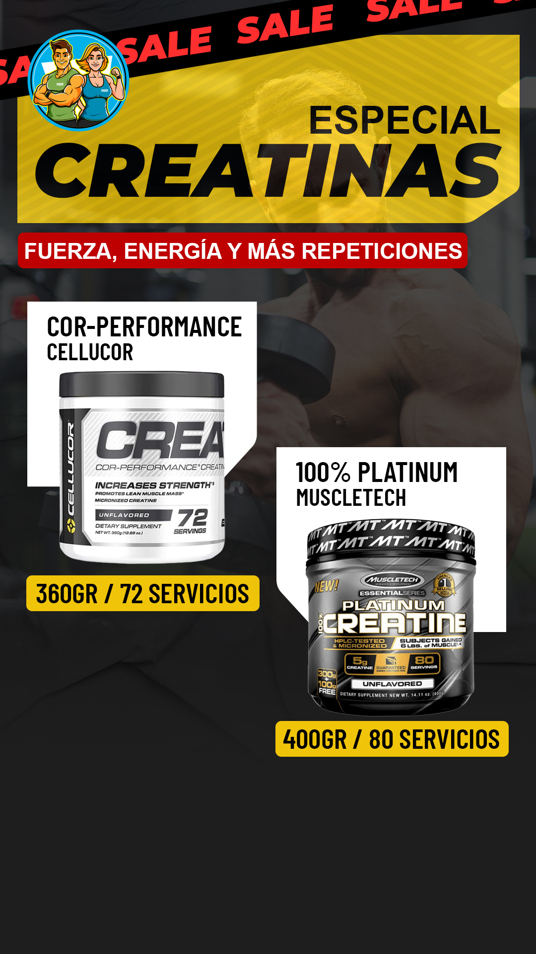 NutritionGo San Bernardo Facebook ad from Nov 21, 2025