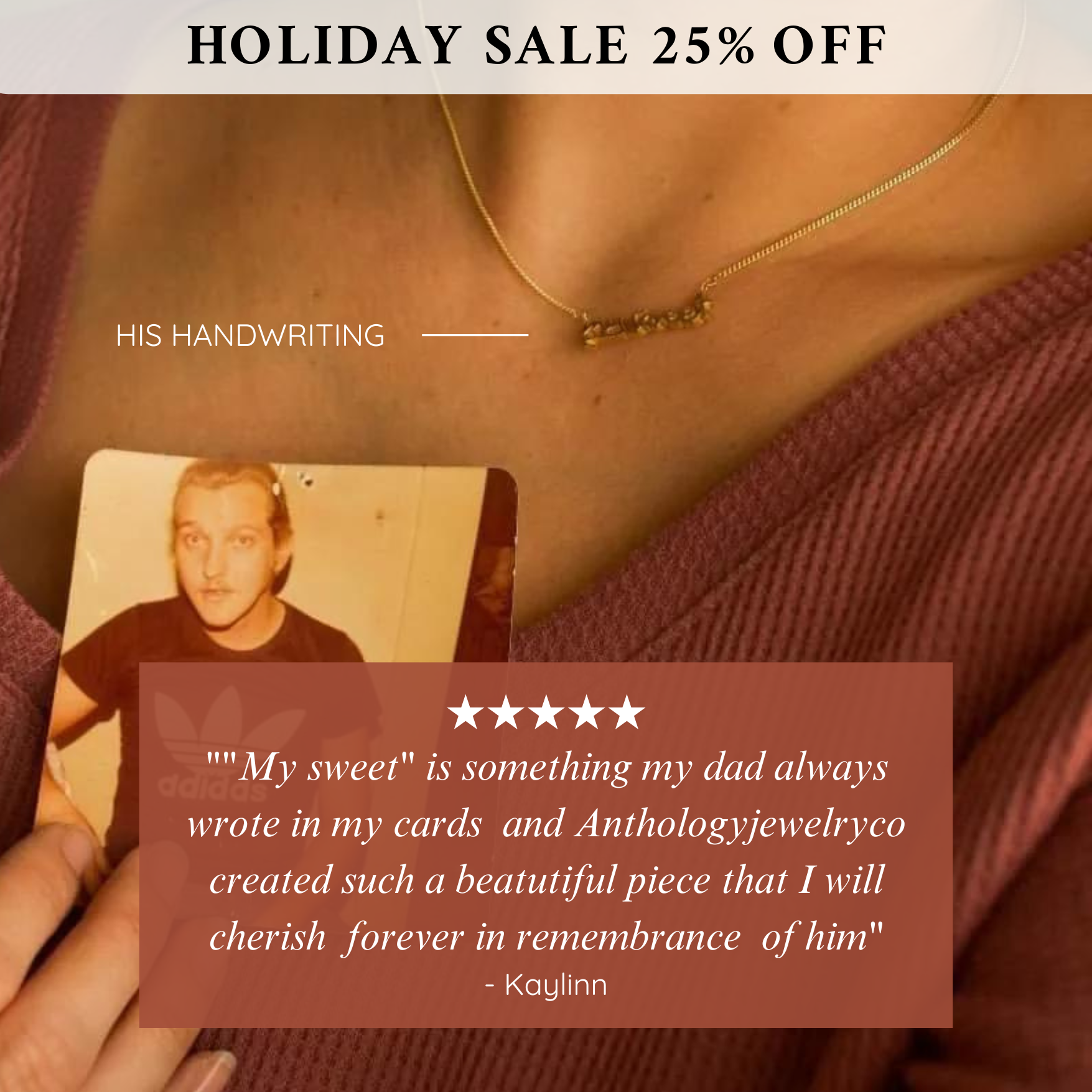 Anthology Jewelry Company Facebook ad
