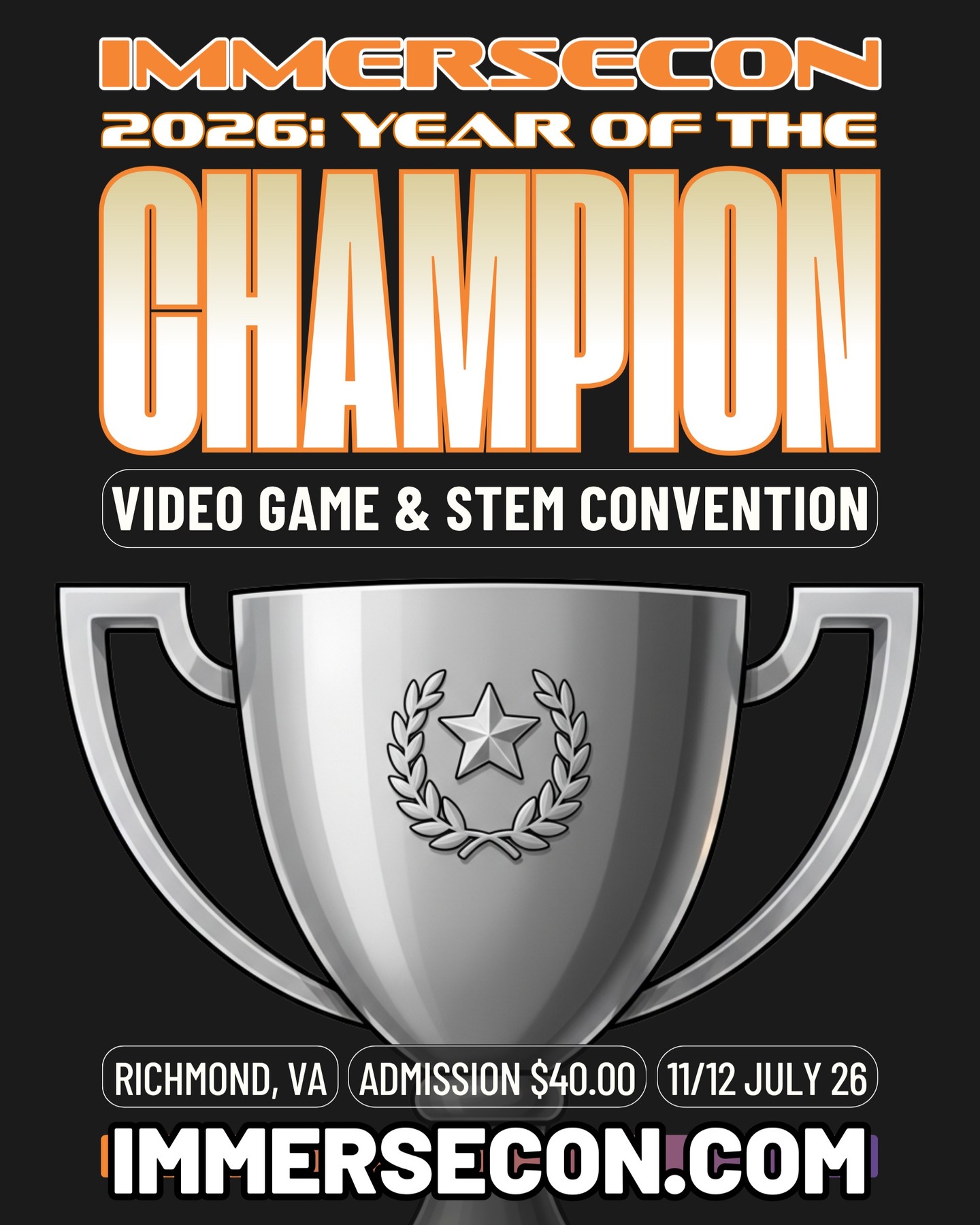 ImmerseCon Facebook ad: Most conventions put someone else in the spotlight.