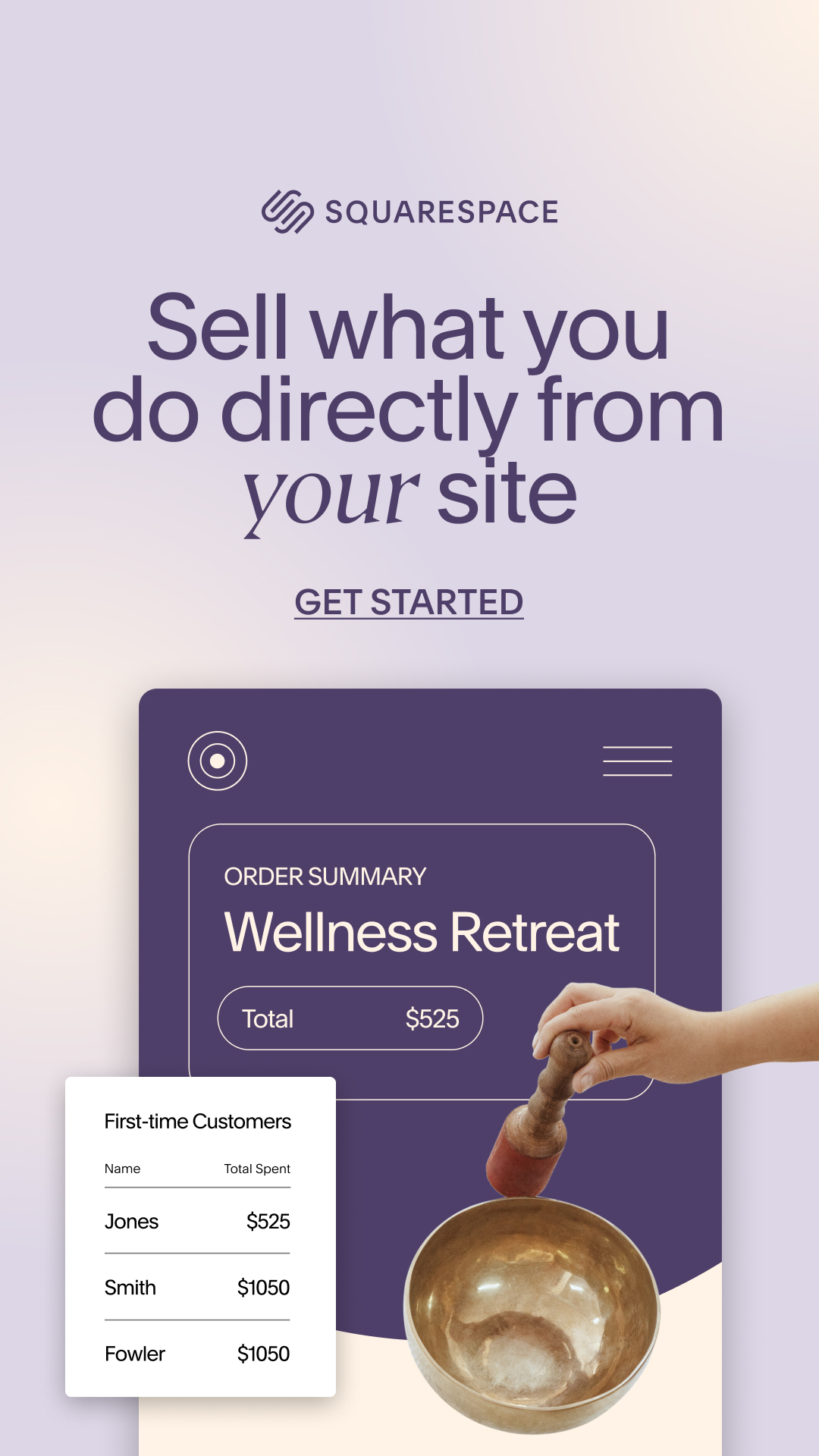 Squarespace Facebook ad