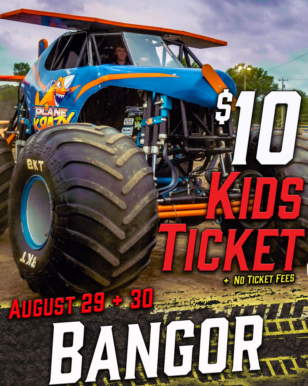 All Star Monster Truck Tour Facebook ad