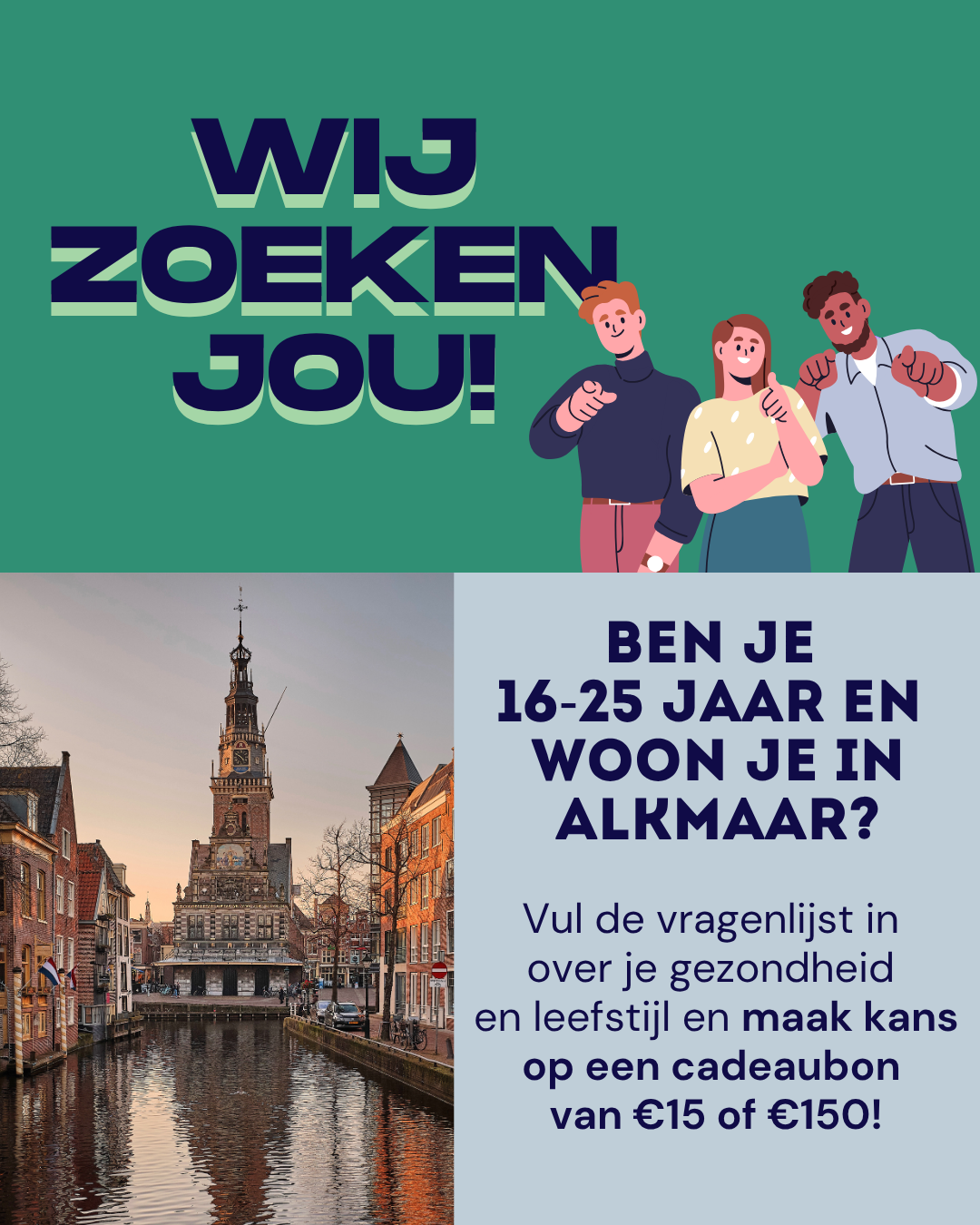 Gezondheidsmonitor Jongvolwassenen Noord-Holland Noord 2026 Facebook ad