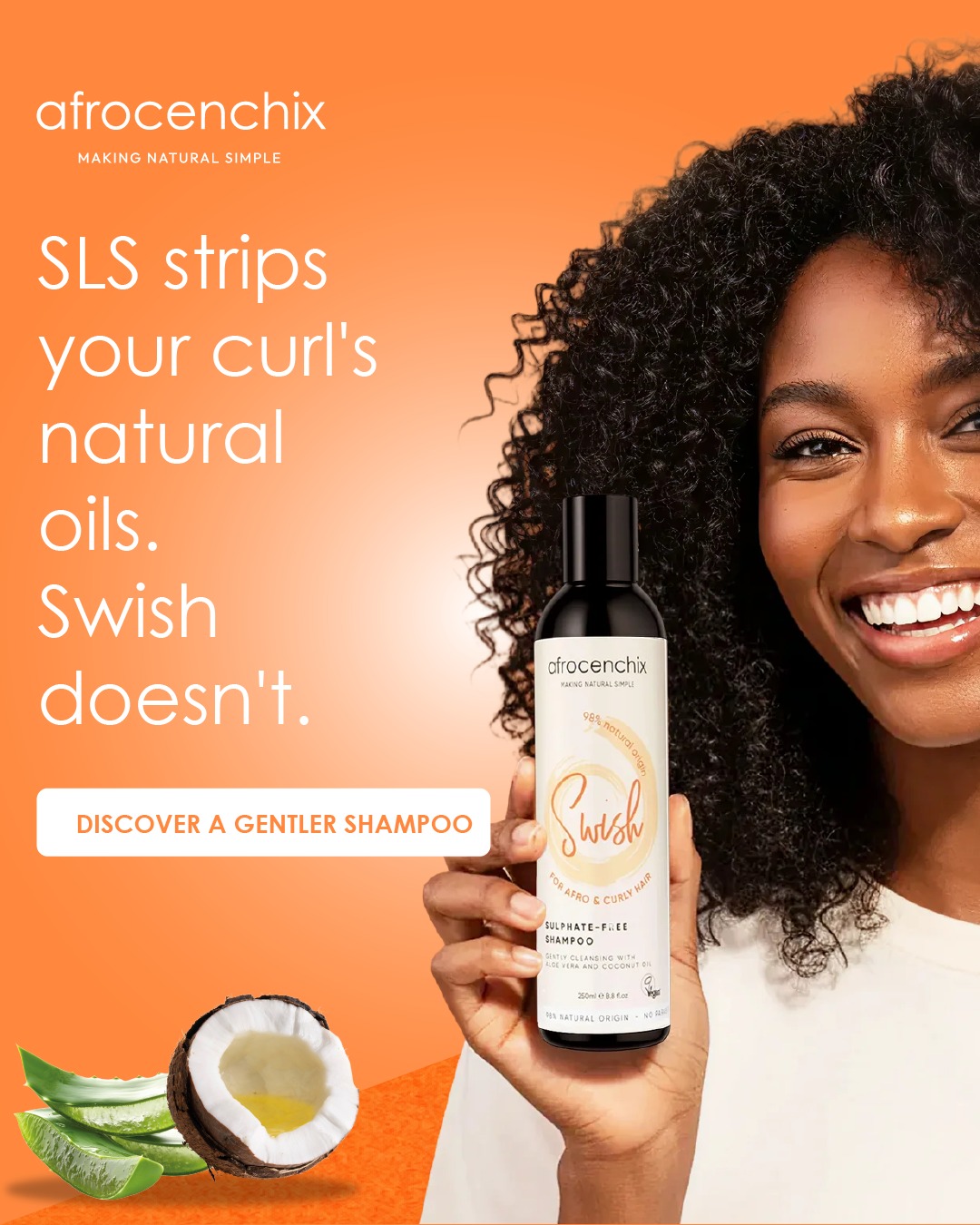 Afrocenchix Facebook ad: Natural Afro Hair Products, Safe & Effective | Afrocenchix