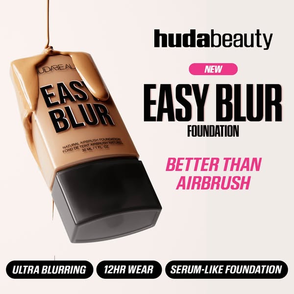 Huda Beauty sale Facebook ad: Huda Beauty: UP TO 80% OFF