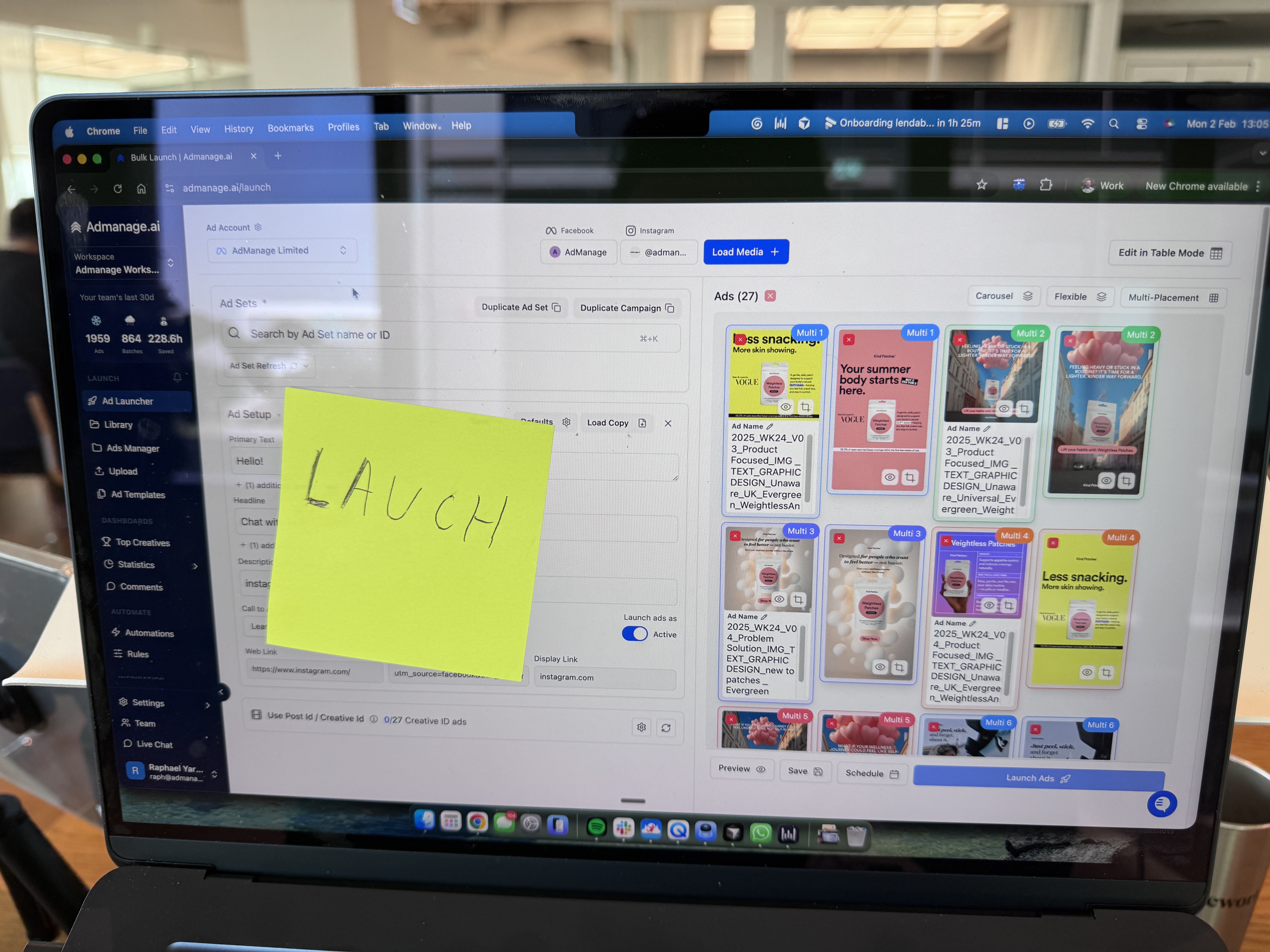 AdManage  Facebook ad