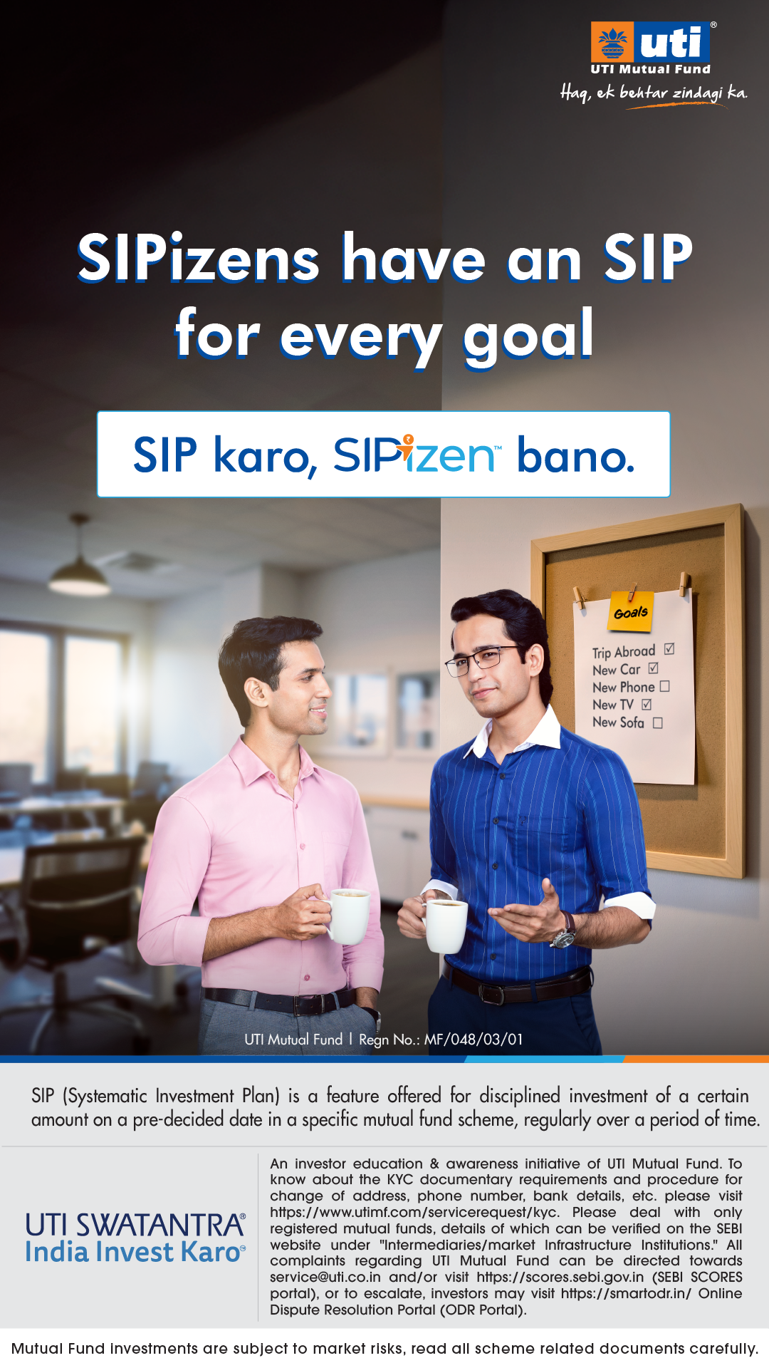 UTI Mutual Fund Facebook ad