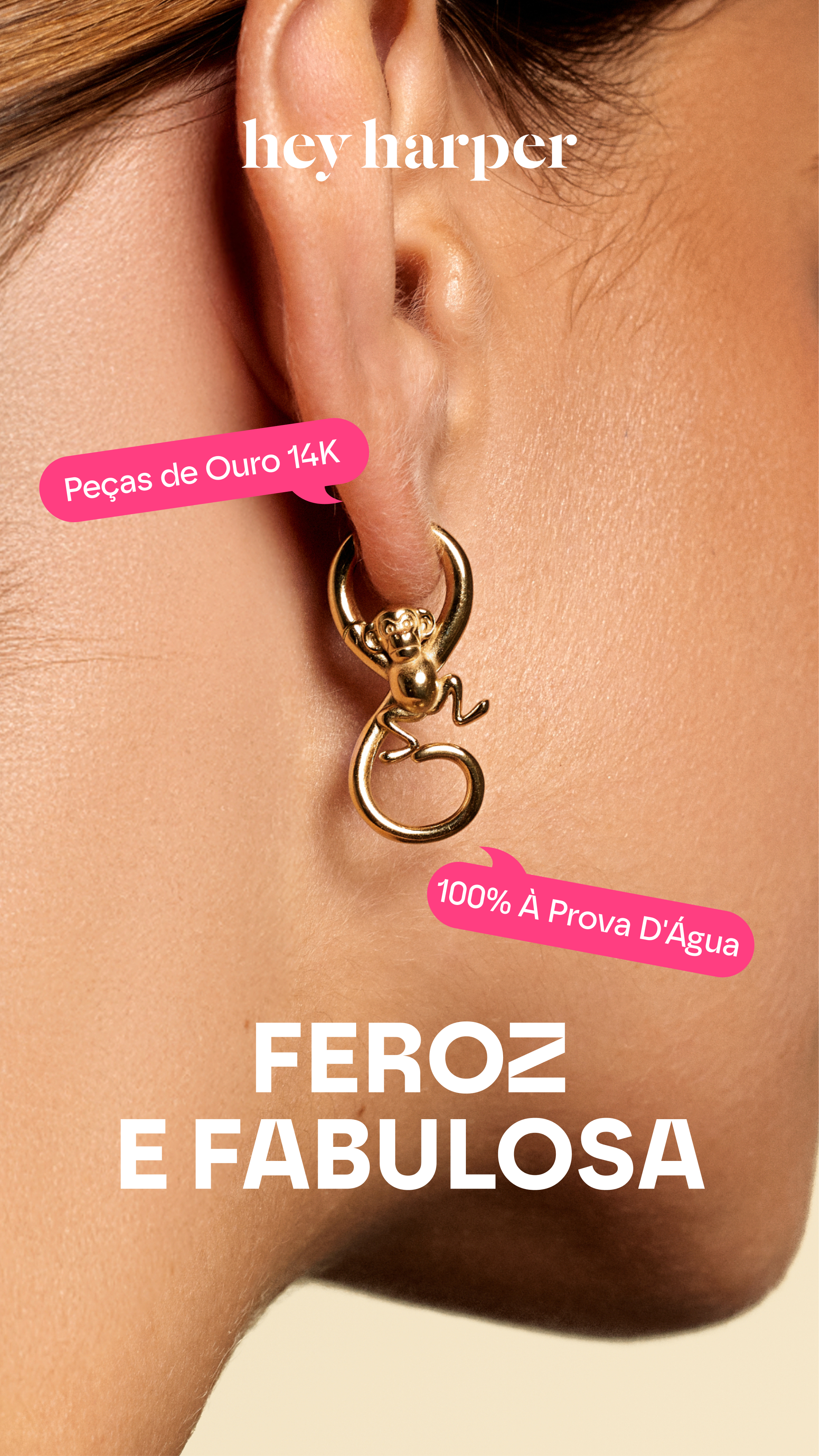 Hey Harper Facebook ad: Coleção Vibração Animal