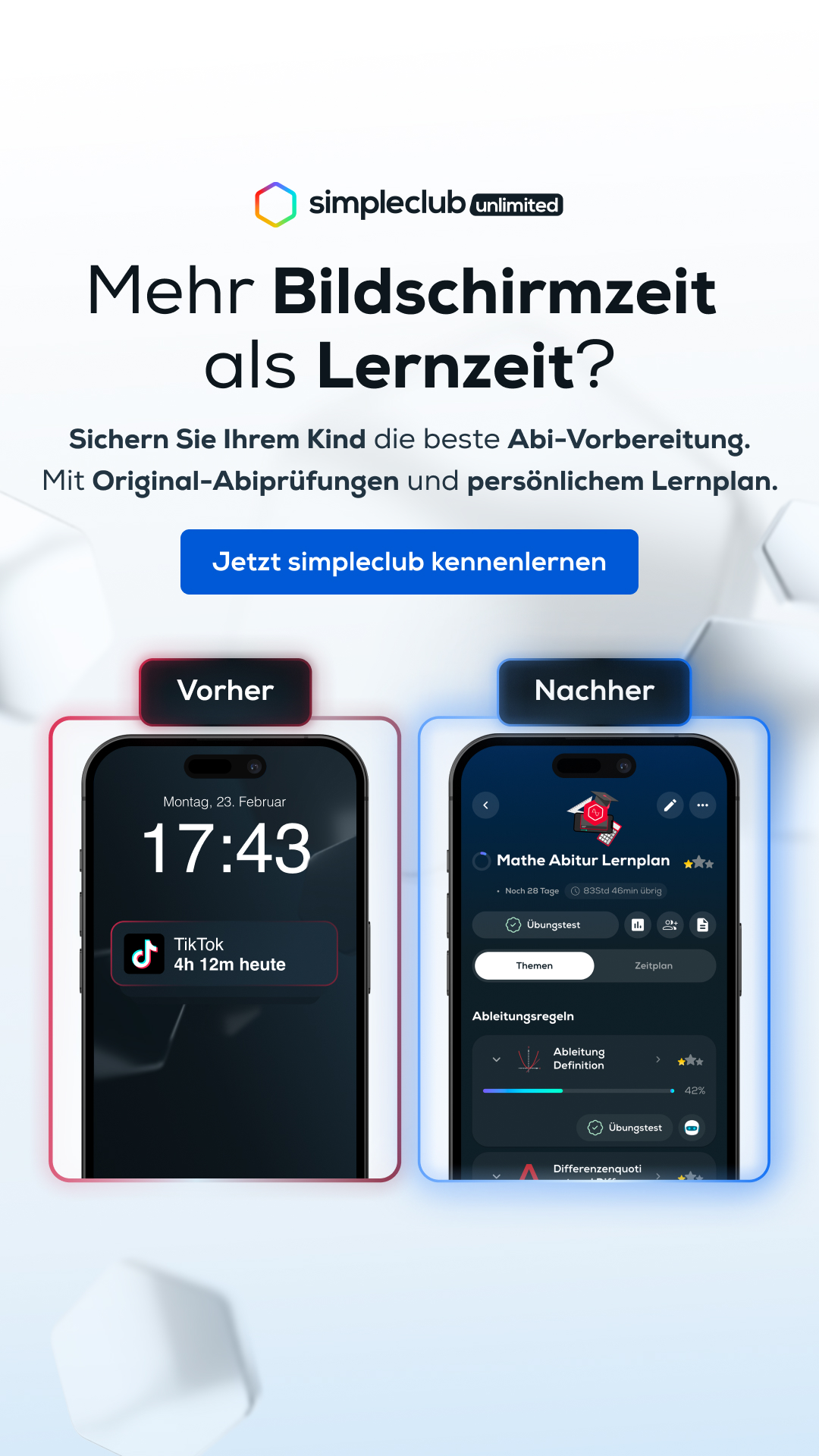 simpleclub Facebook ad