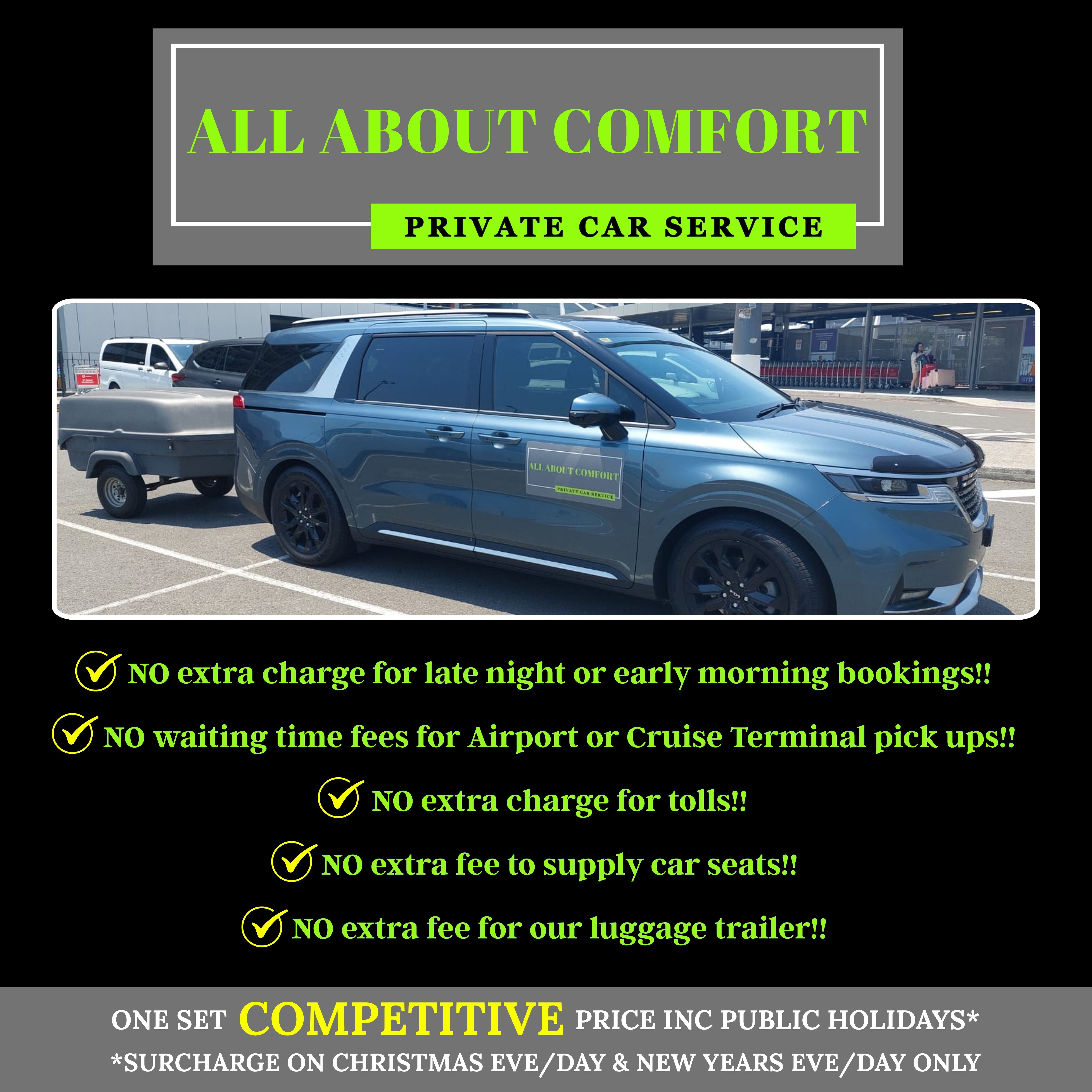 All About Comfort Facebook ad: All About Comfort | Airport Transfer | Cruise Terminal…