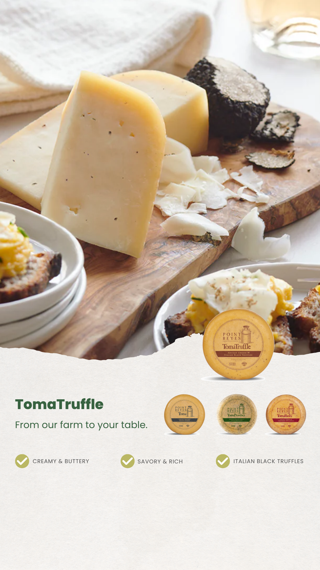 Point Reyes Farmstead Cheese Facebook ad