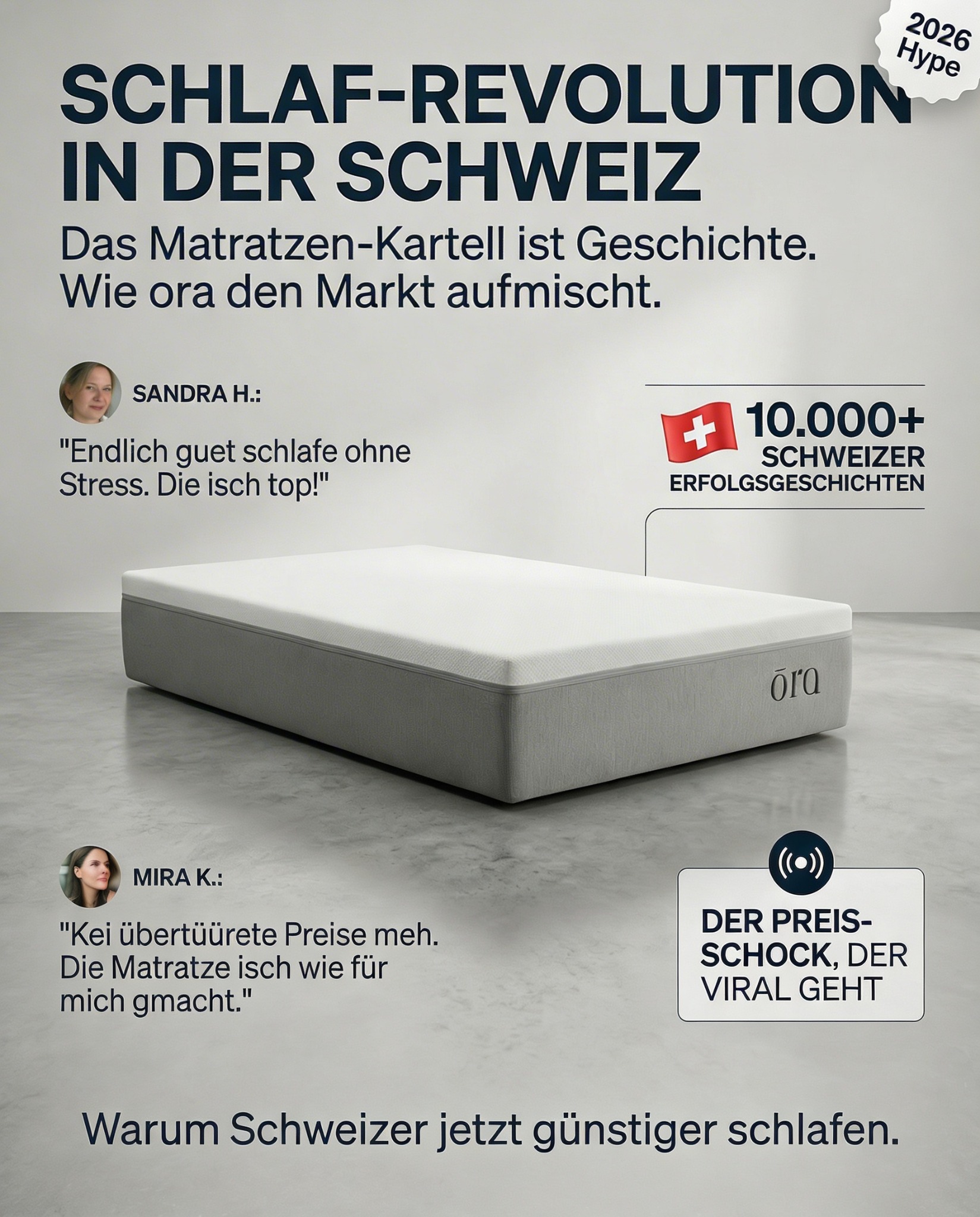 Der Schweizer Reporter Facebook ad: Das Matratzen-Kartell: Warum Schweizer jahrelang zu viel…