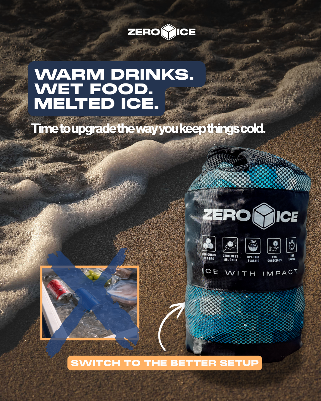 ZERO ICE Facebook ad