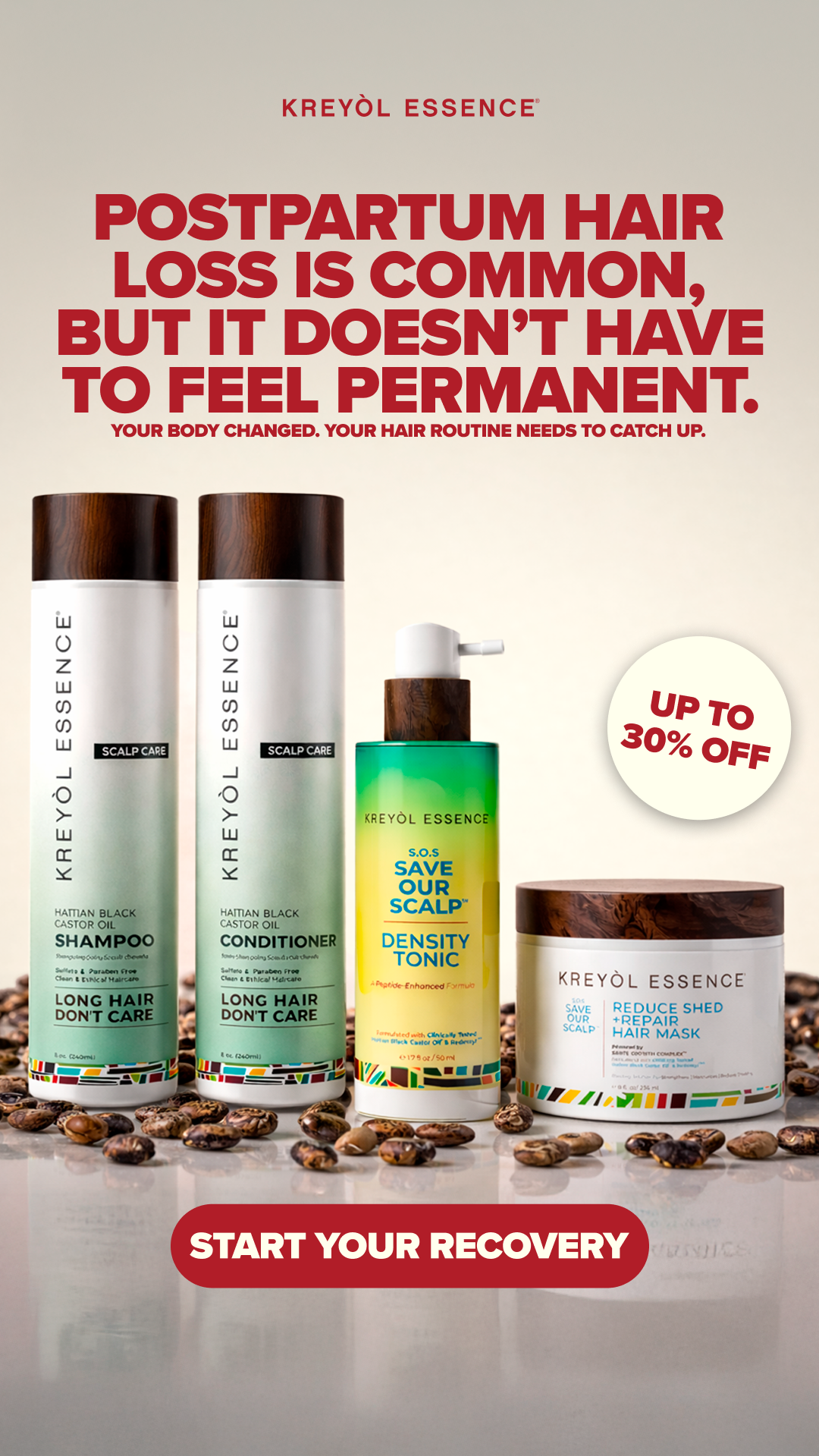 Kreyol Essence Facebook ad from Mar 21, 2026