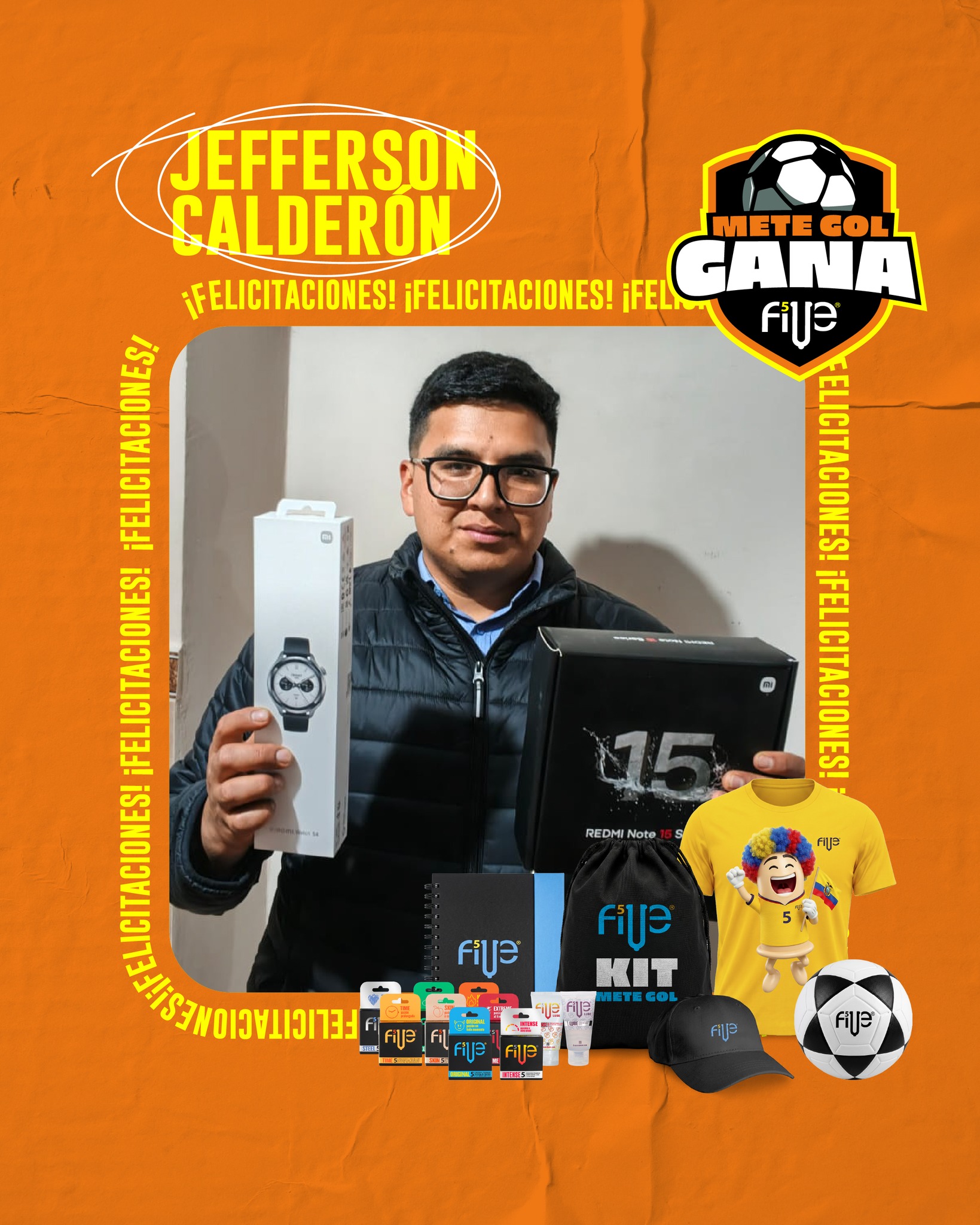 Five Condoms - EC Facebook ad: ¡Él jugó y la metió!