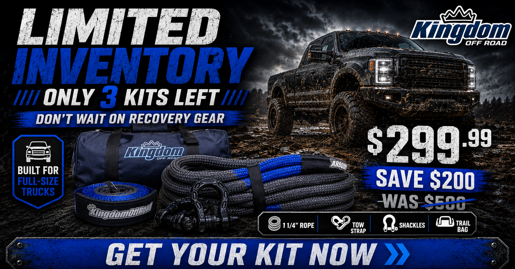 Kingdom Offroad Facebook ad from Jul 13, 2026