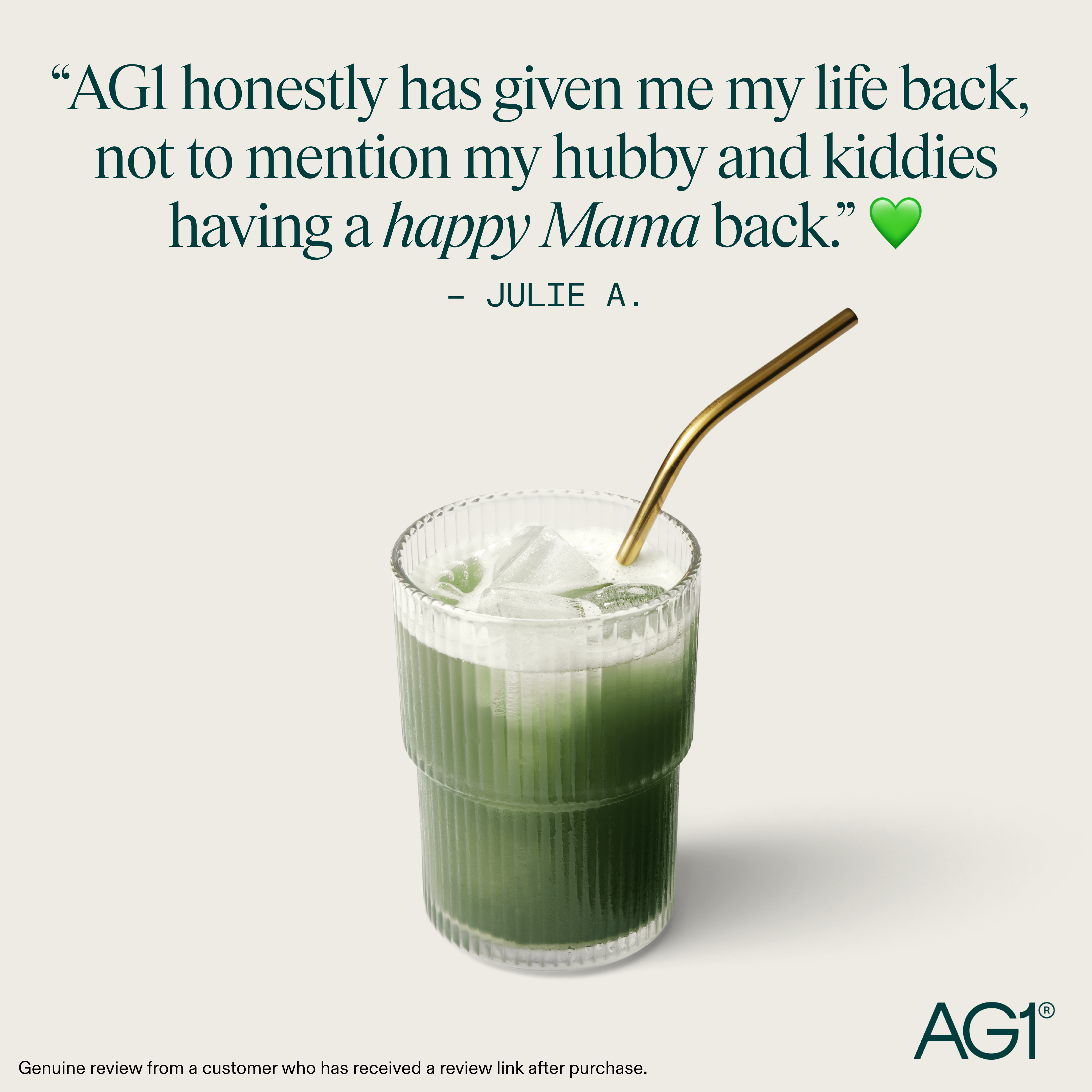 AG1 by Athletic Greens Facebook ad