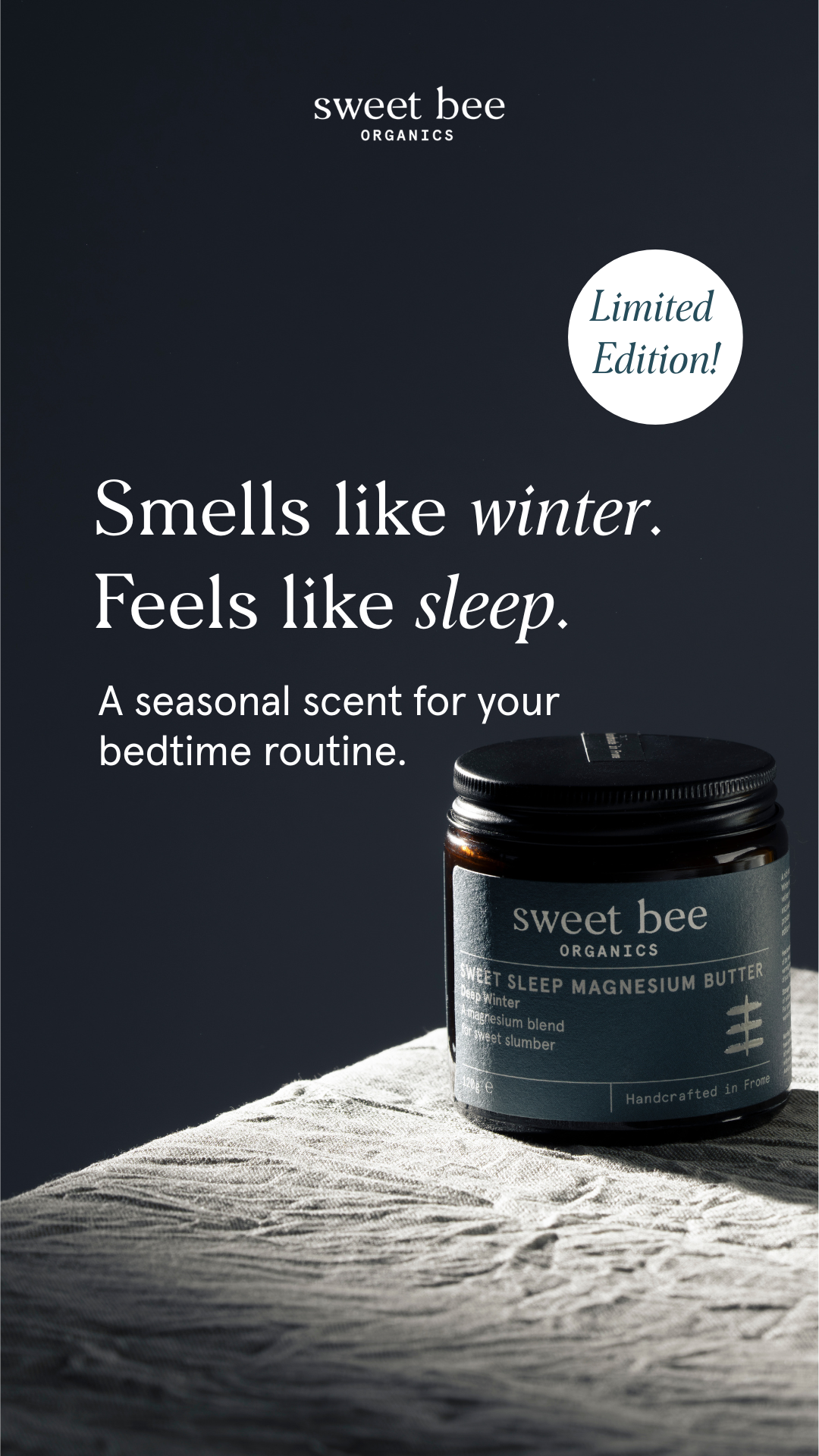 Sweet Bee Organics Facebook ad