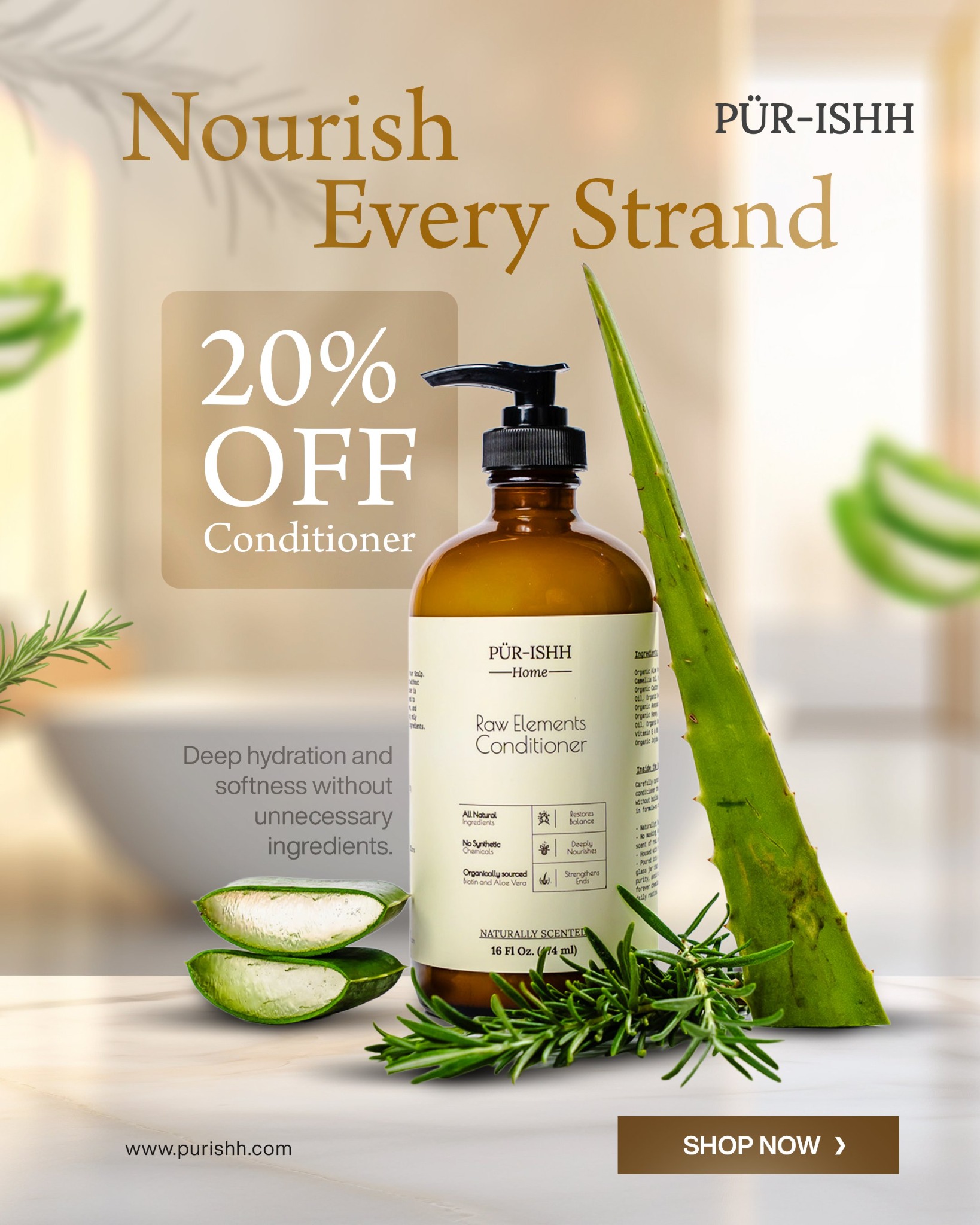 Carnivoreishh Connected Page Facebook ad: Cleanest Conditioner On The Market