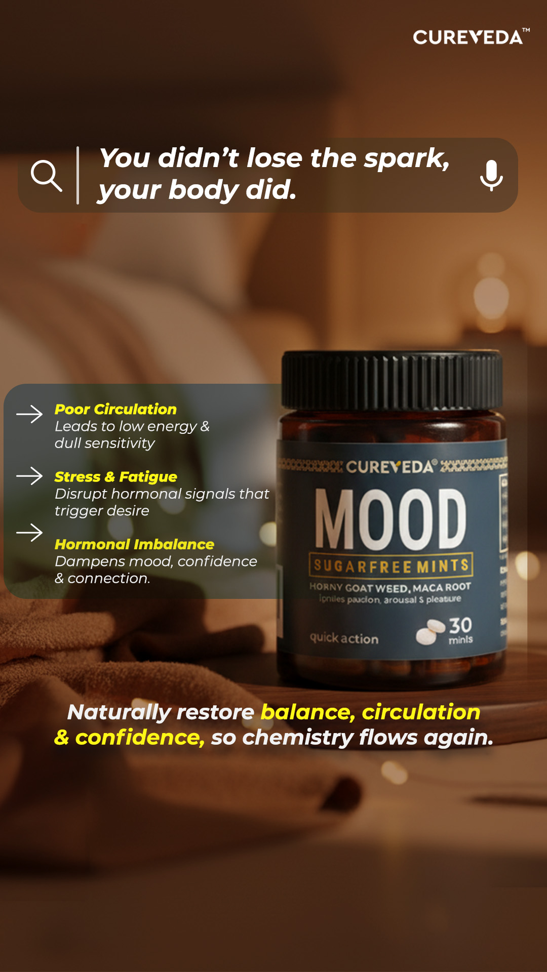 Cureveda Remedies Facebook ad
