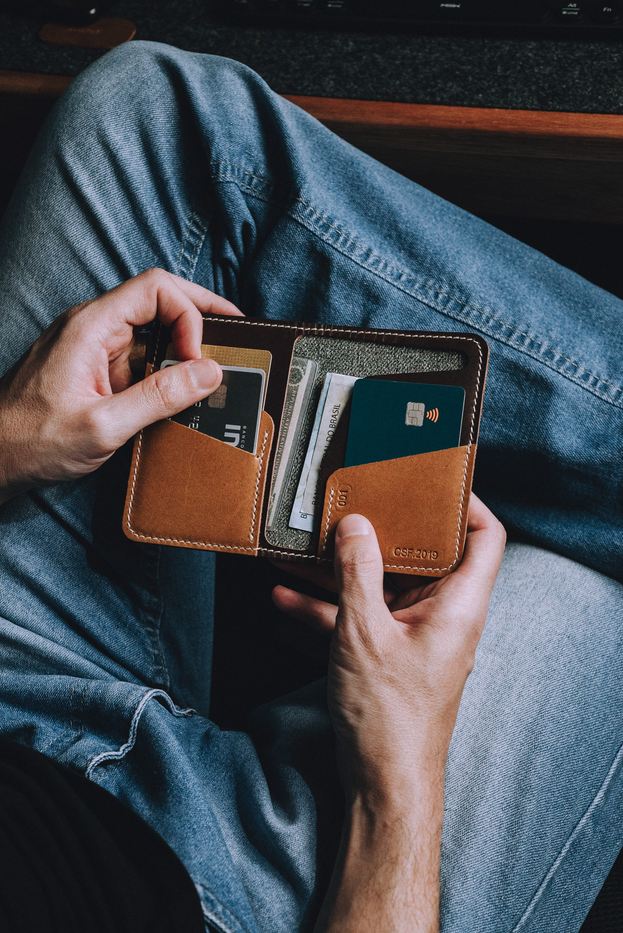 Outsider - Leather Goods Facebook ad from Oct 3, 2025