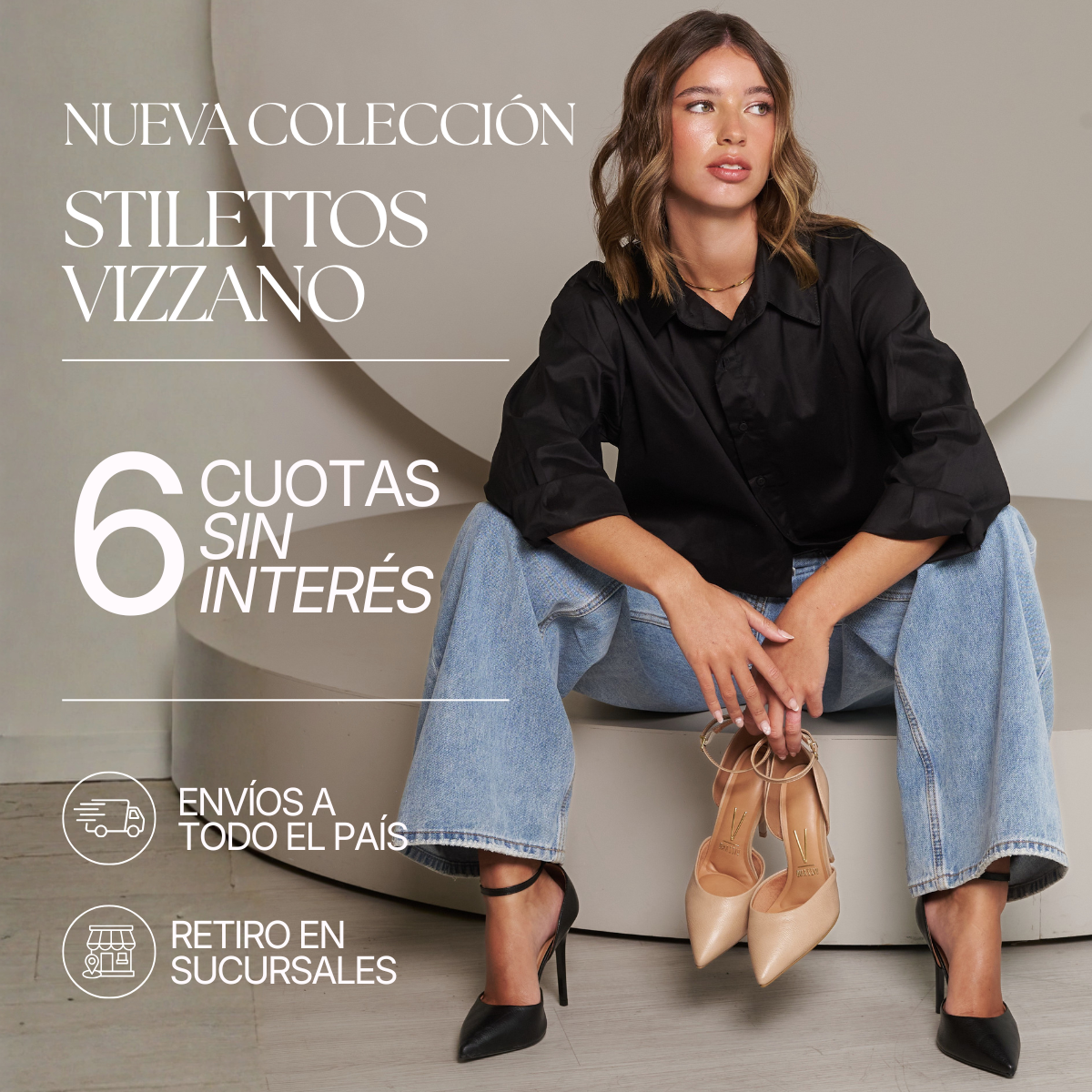 Montella Calzados Facebook ad: Stilettos Vizzano