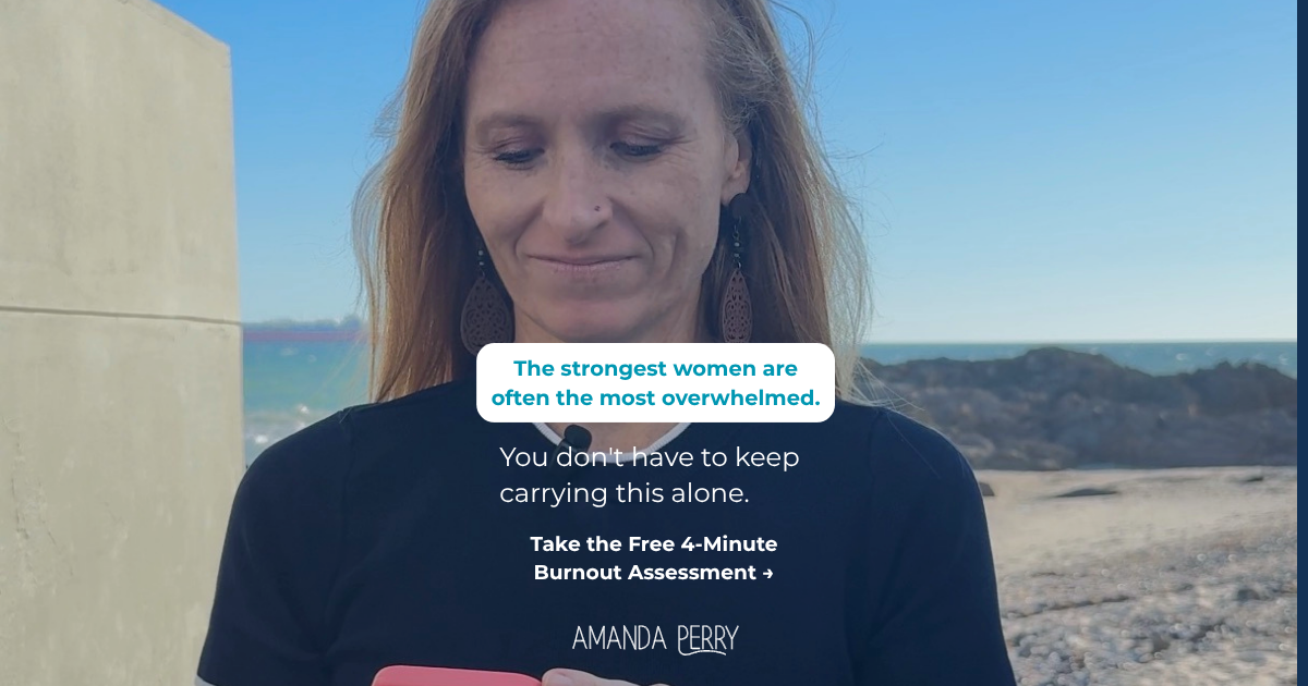 Amanda Perry Facebook ad: Do you wake up exhausted. even after sleeping?