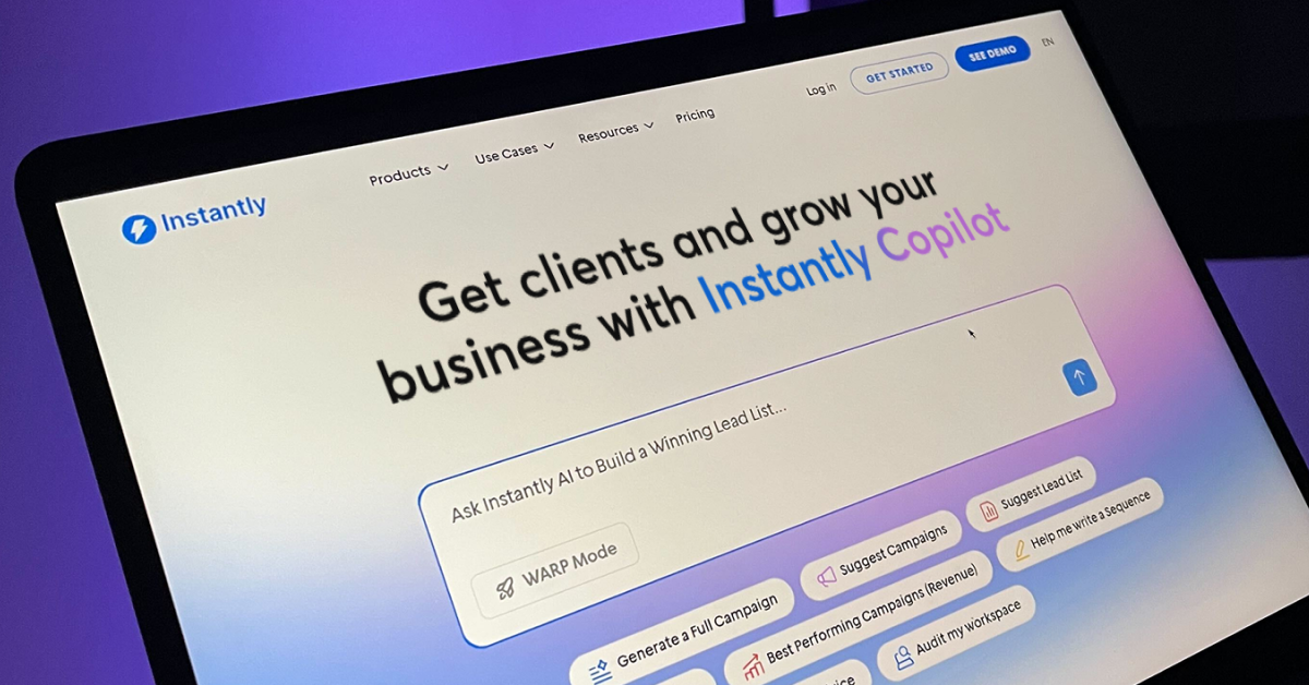 Instantly.ai Facebook ad