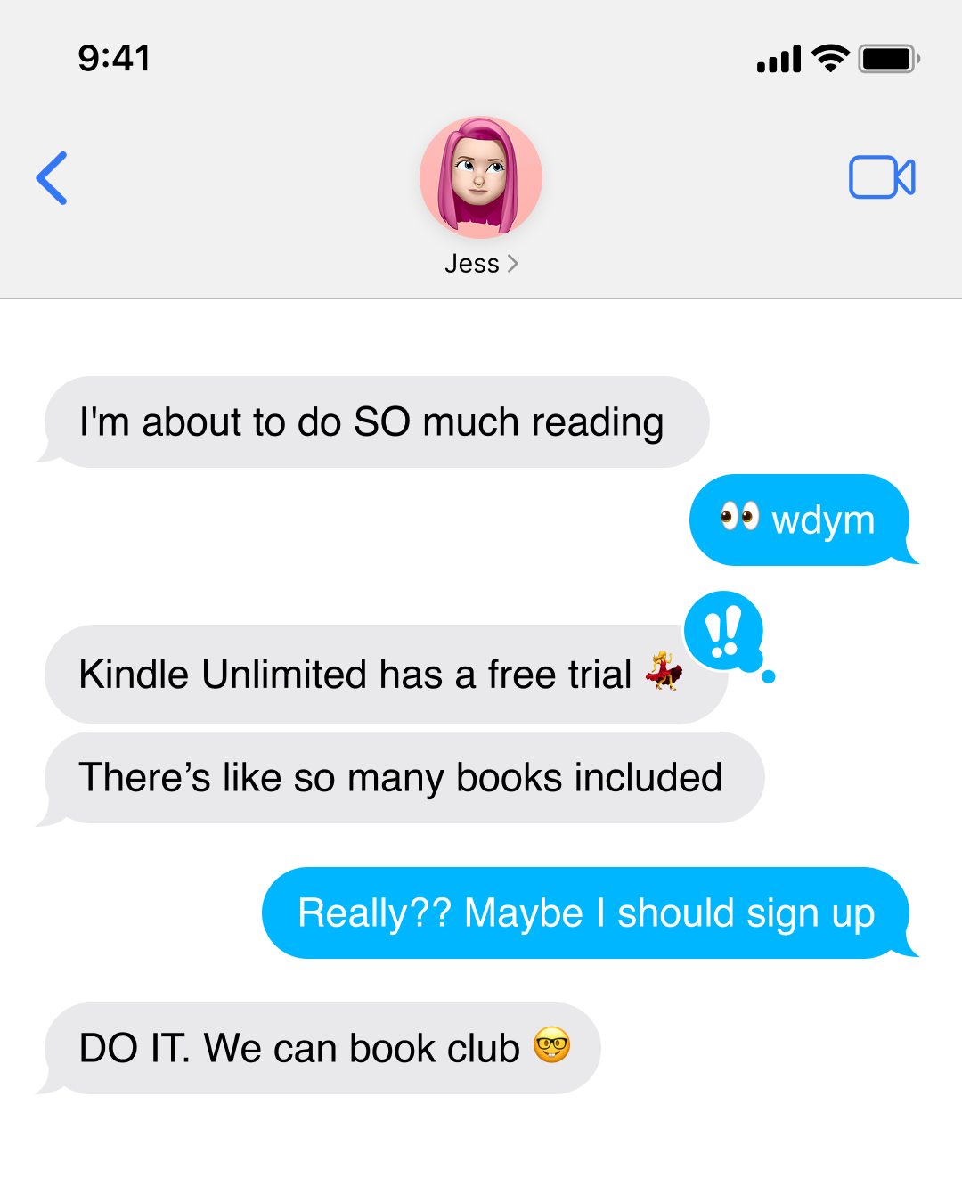Amazon Kindle Facebook ad