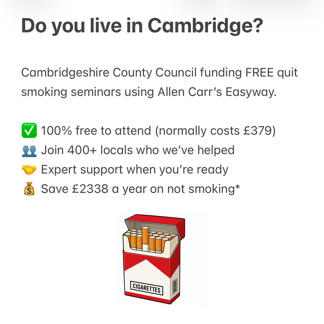 Allen Carr Facebook ad