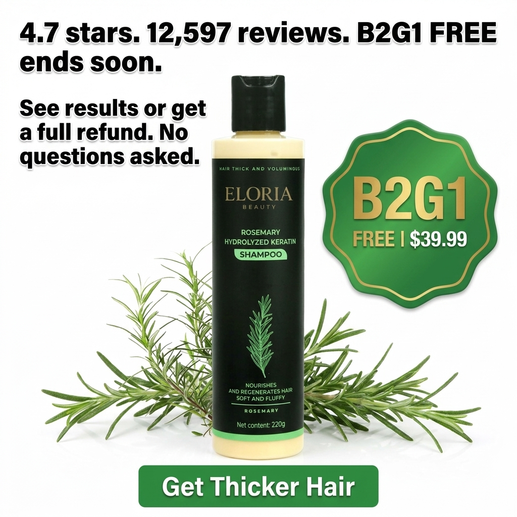 Madison Rose Facebook ad: Nourish Your Hair Naturally