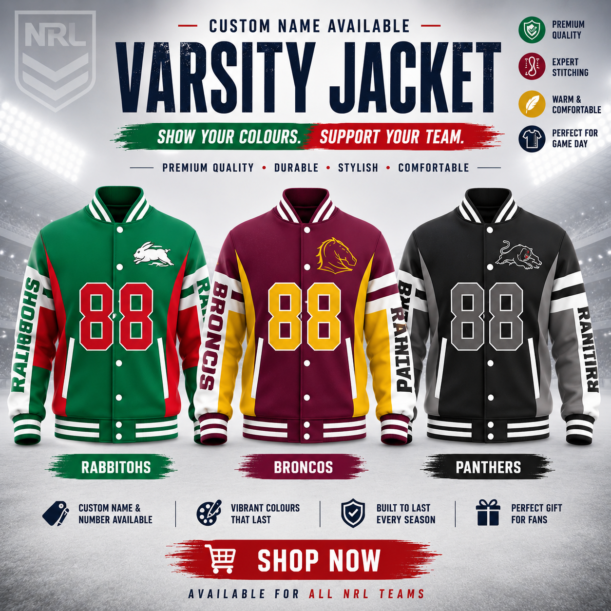 NRL Rugby Gear Facebook ad