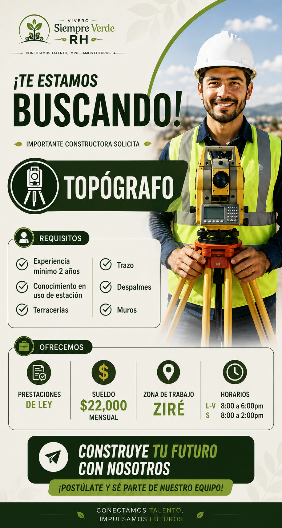 Vivero Siempre Verde RH Facebook ad from Aug 8, 2026