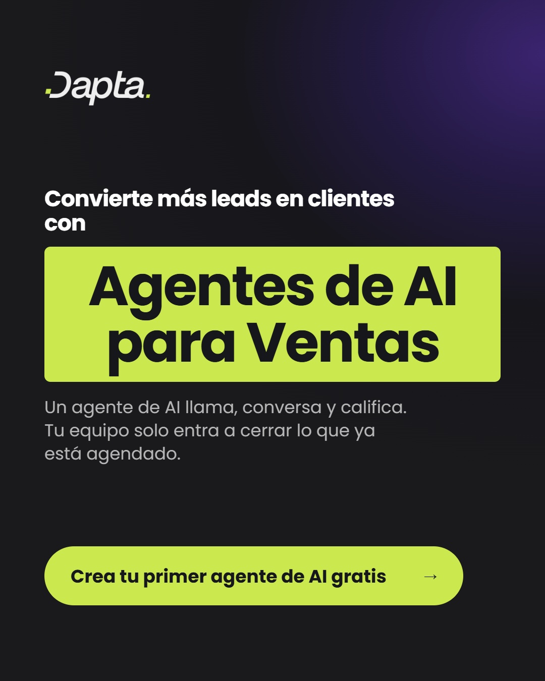 Dapta Facebook ad: Descubre cómo Dapta te ayuda a crecer