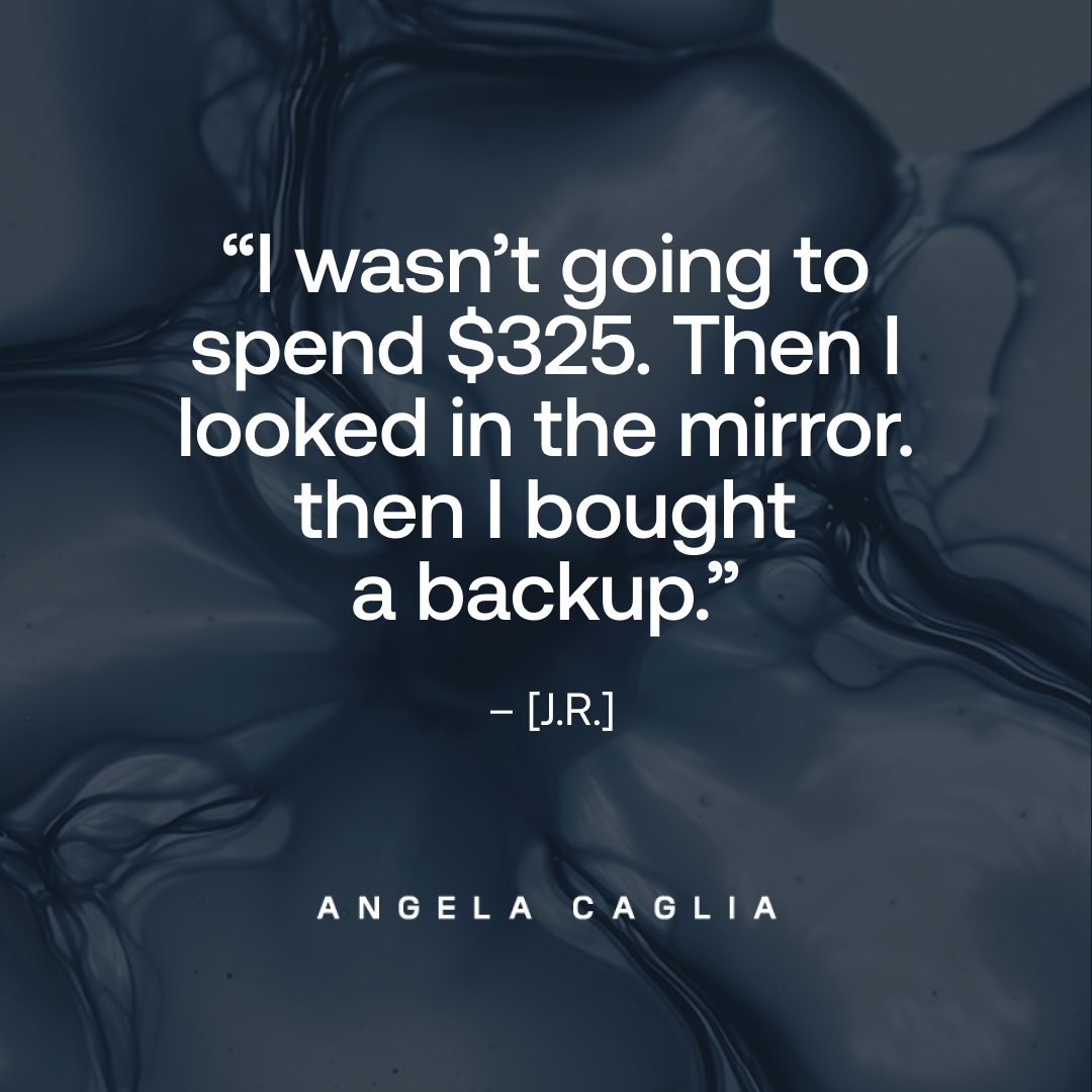 Angela Caglia Skincare Facebook ad