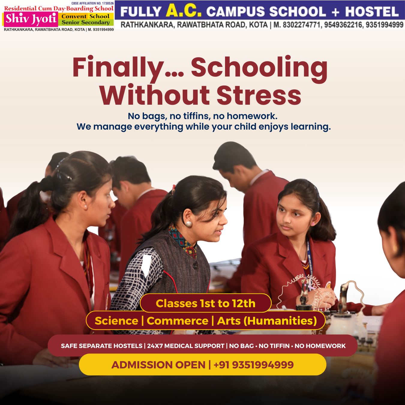 Shiv Jyoti Convent School Facebook ad