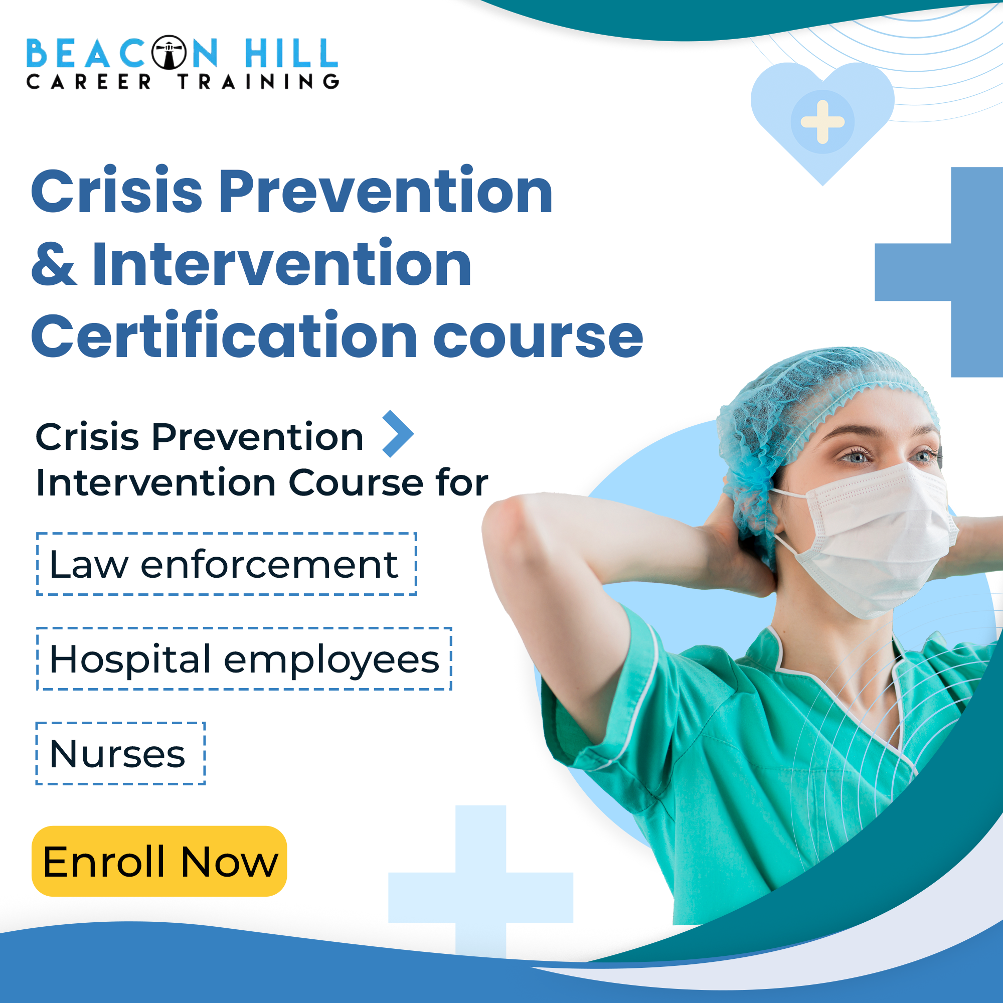 Beacon Hill Career Training Facebook ad: Master Crisis Prevention Skills