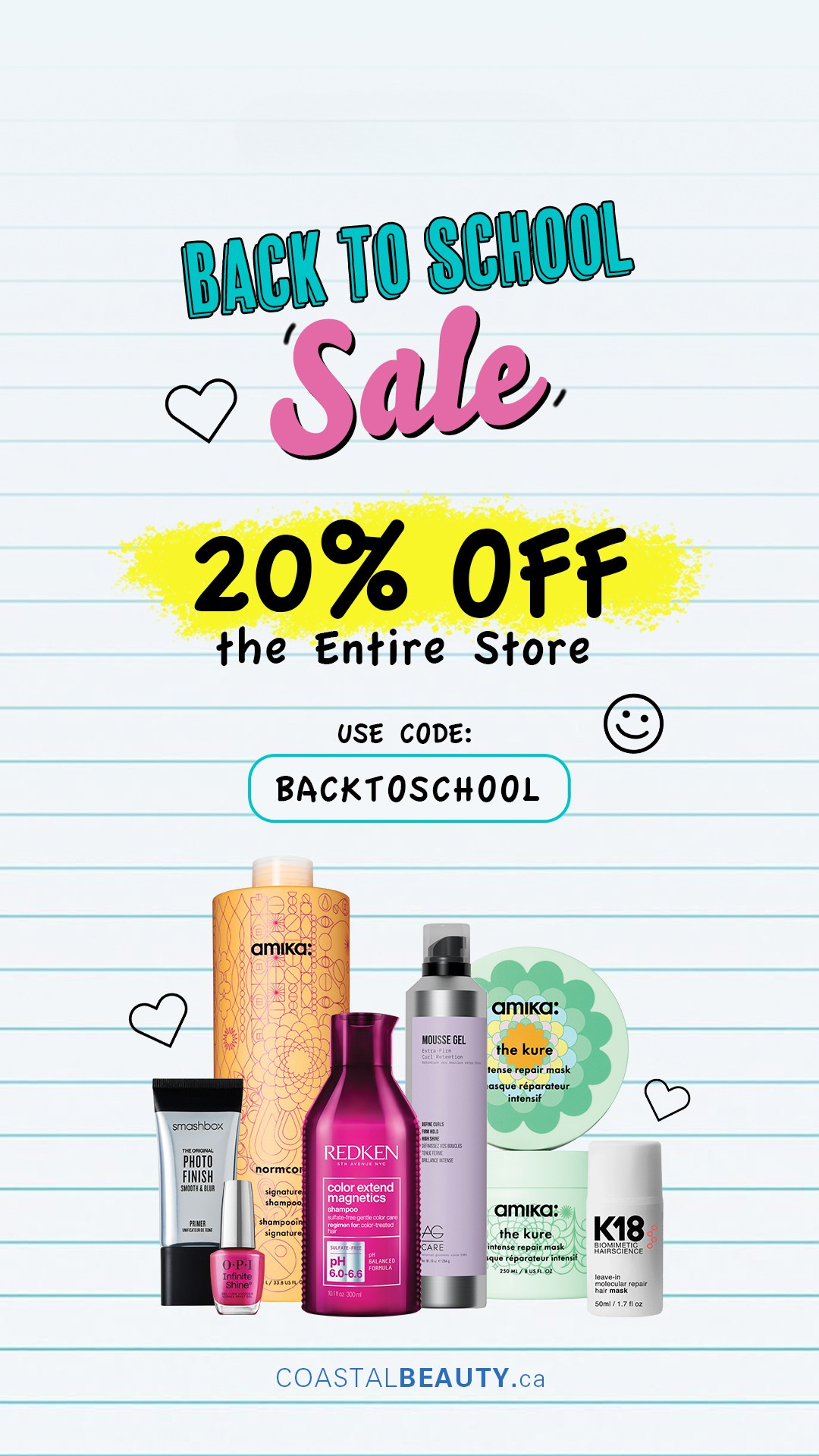 Coastal Beauty Facebook ad