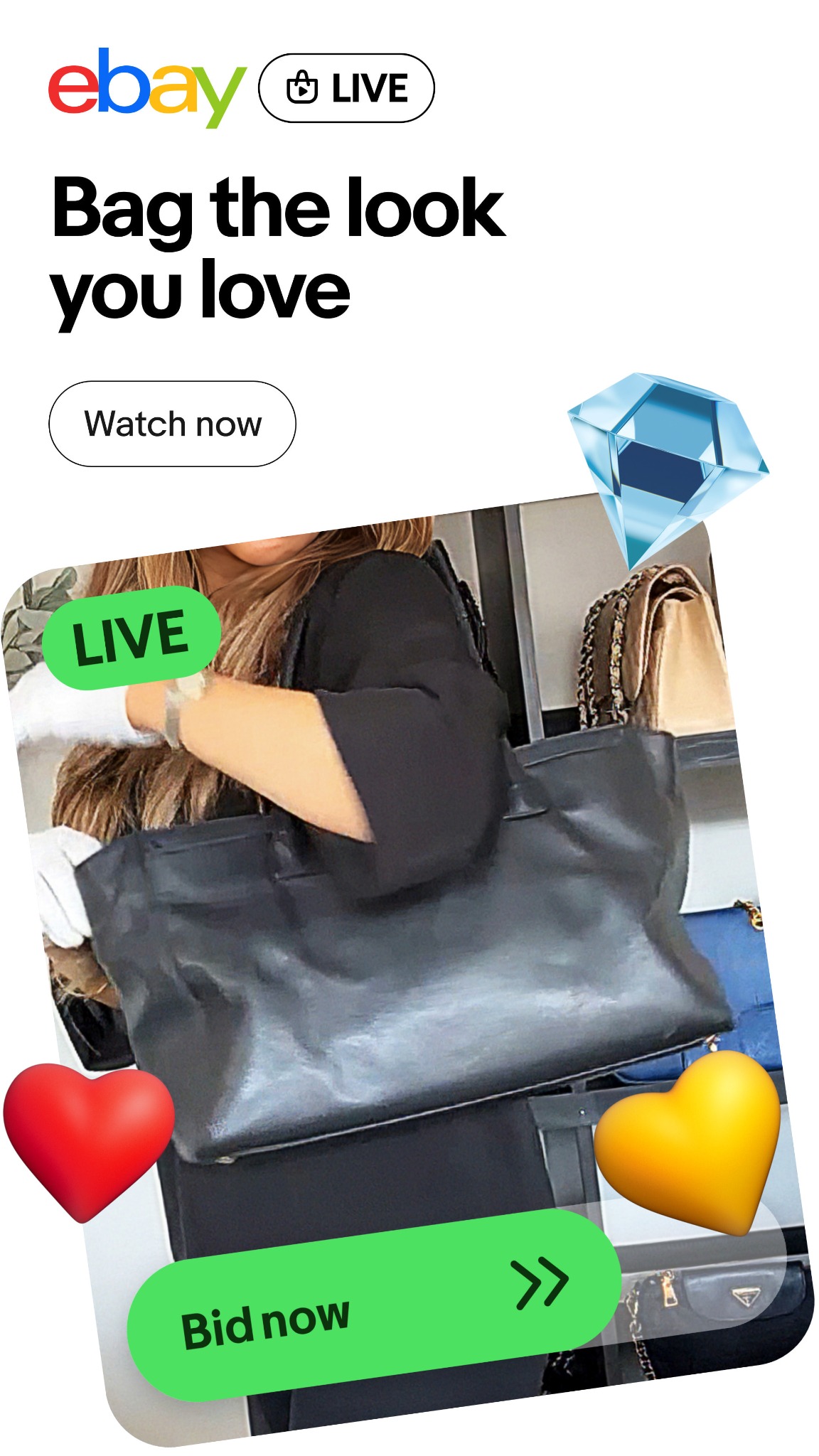 eBay Live UK Facebook ad